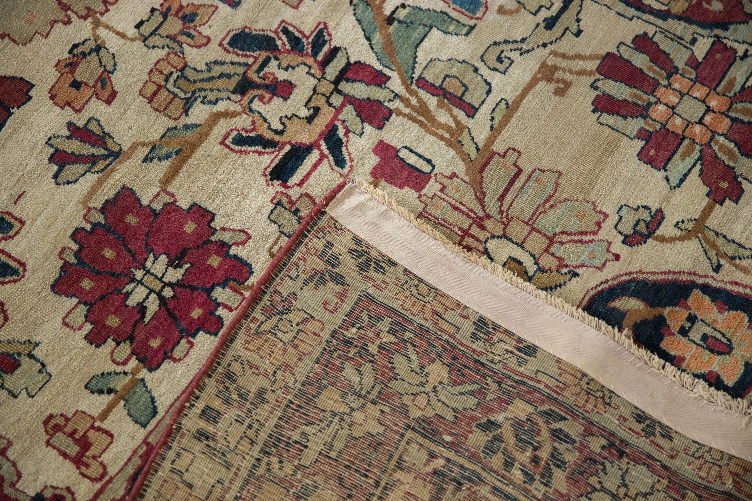 11.5x16 Antique Fine Kerman Carpet - Image 19