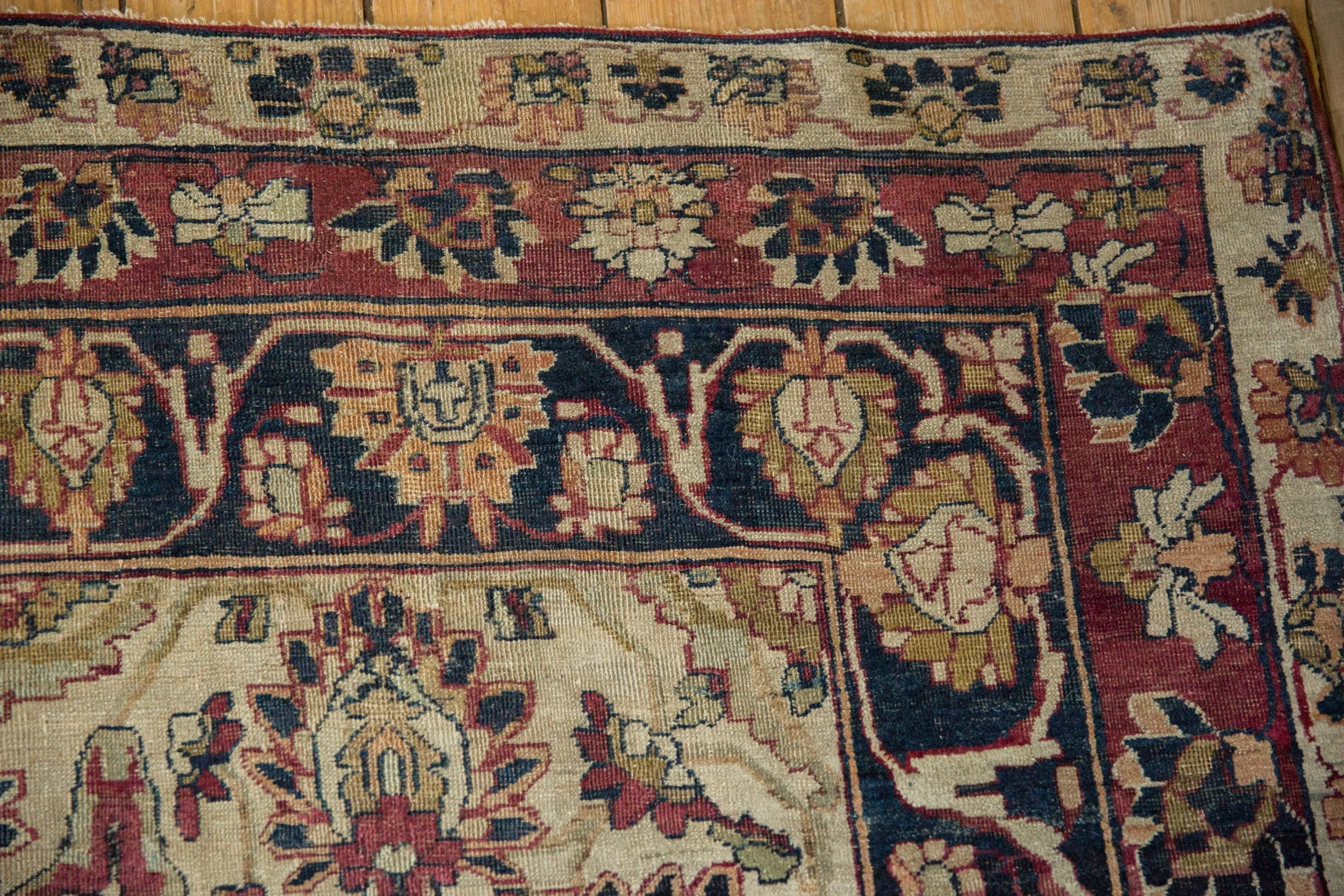 11.5x16 Antique Fine Kerman Carpet - Image 4
