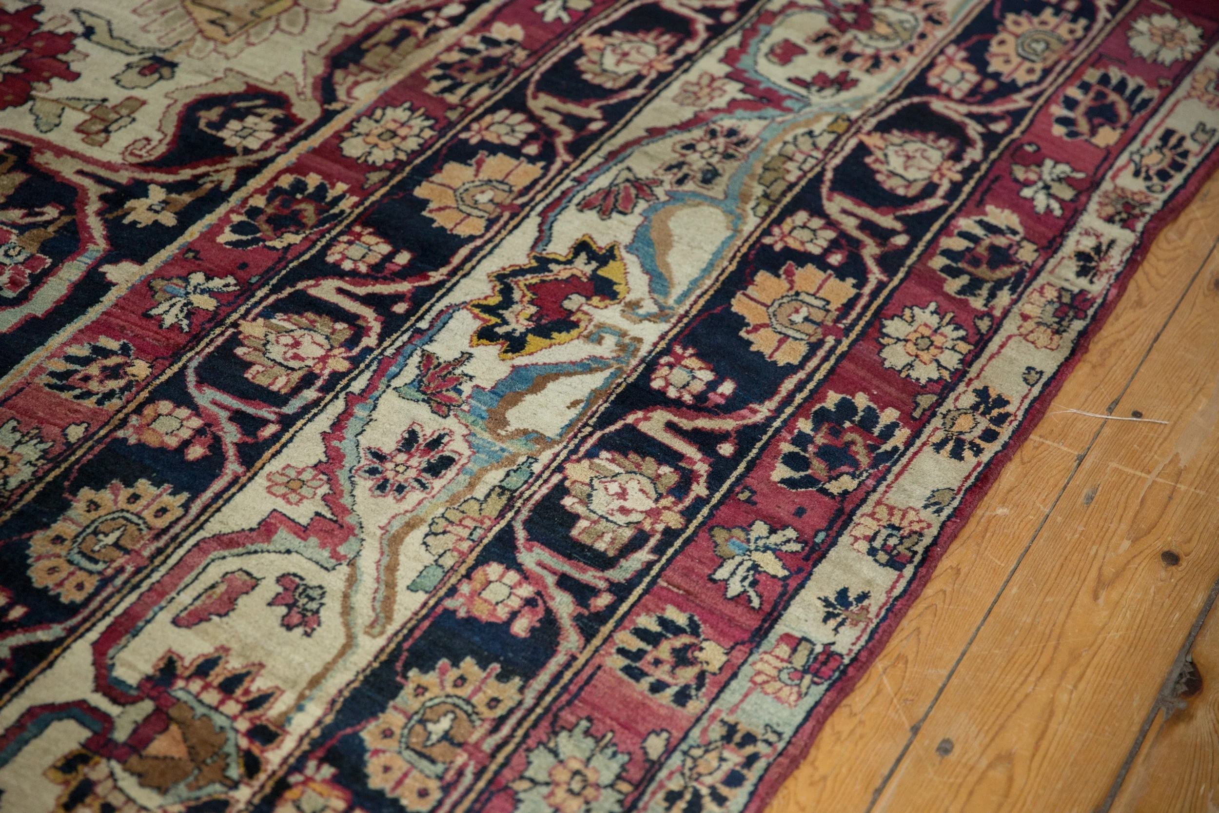 11.5x16 Antique Fine Kerman Carpet - Image 8