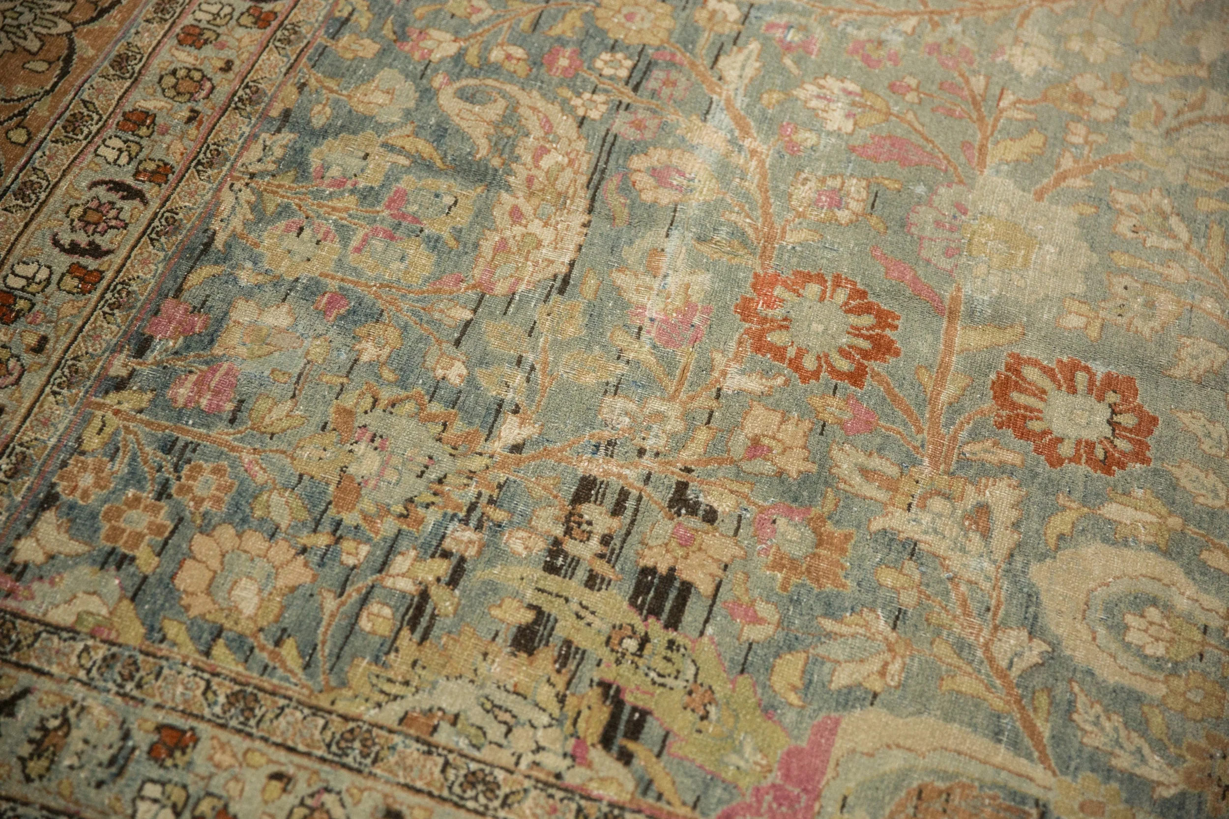 11.5x16 Vintage Distressed Meshed Carpet - Image 7