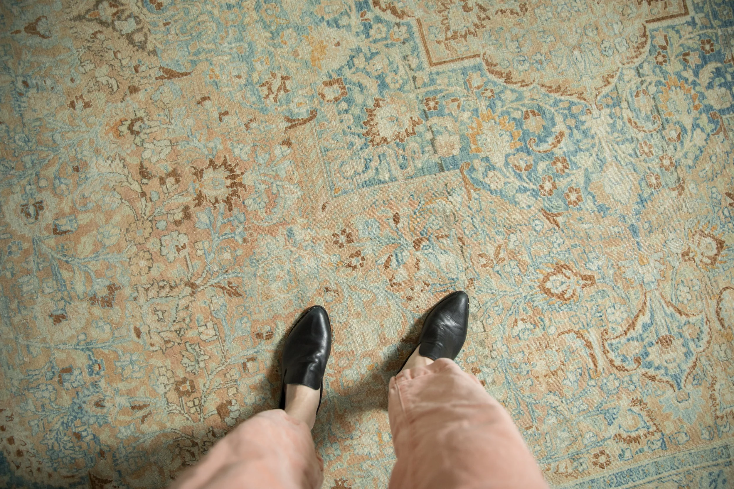 11.5x17.5 Vintage Distressed Khoy Carpet - Image 2