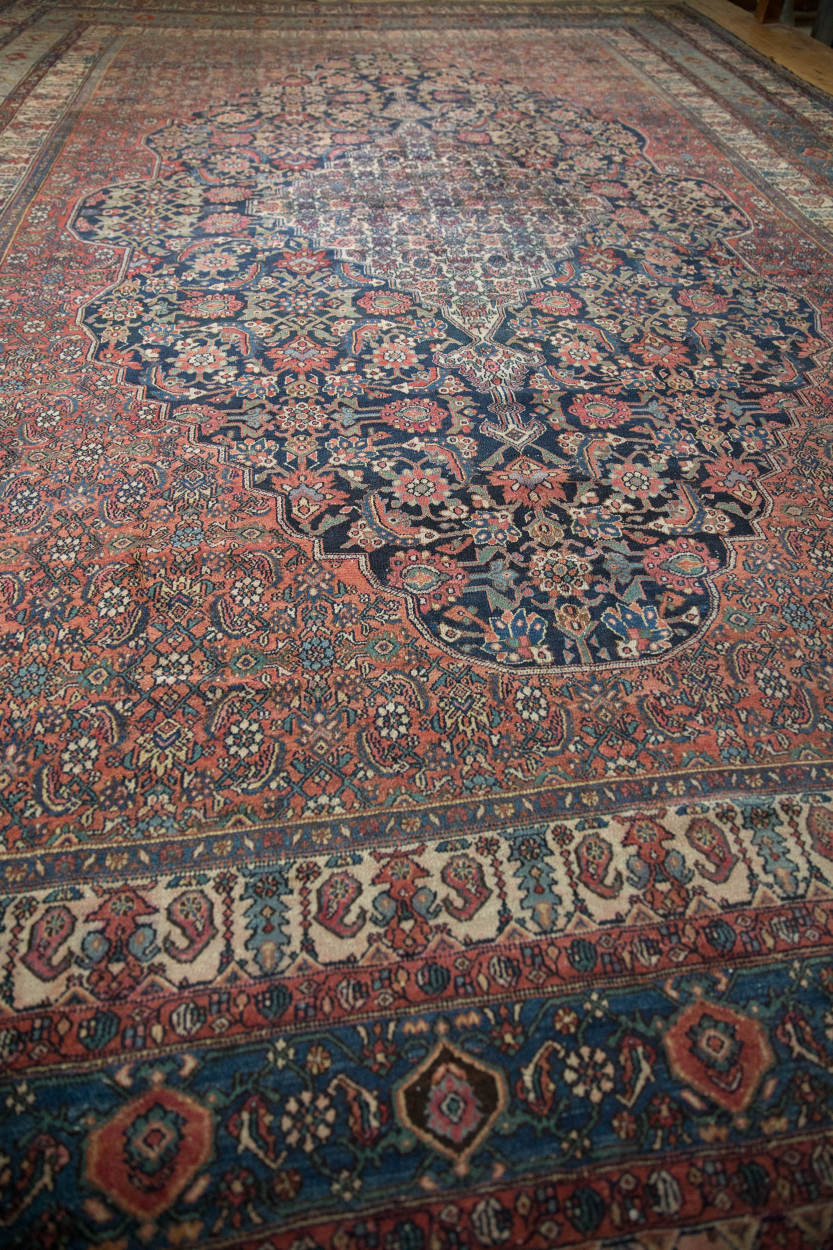 RESERVED 11.5x17 Vintage Bibikabad Carpet - Image 12