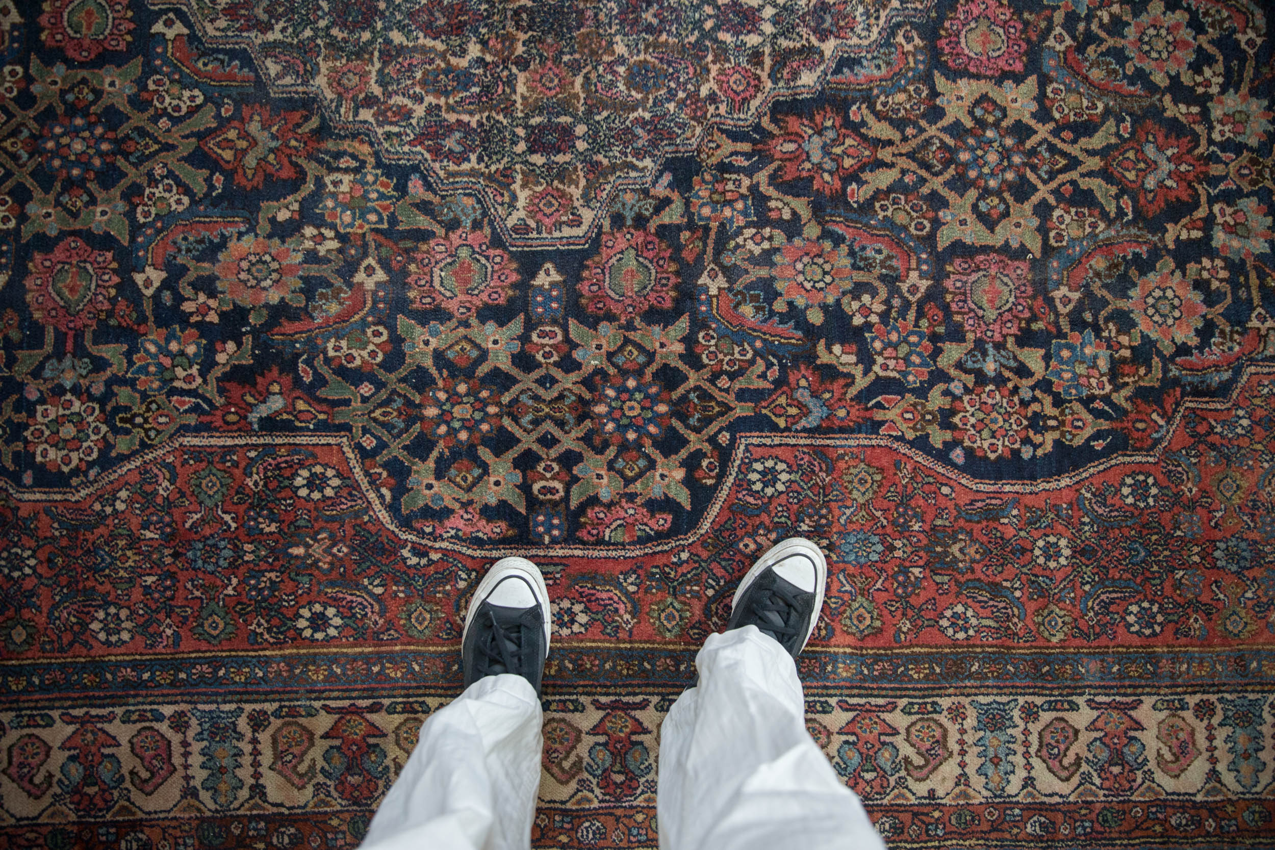 RESERVED 11.5x17 Vintage Bibikabad Carpet - Image 2