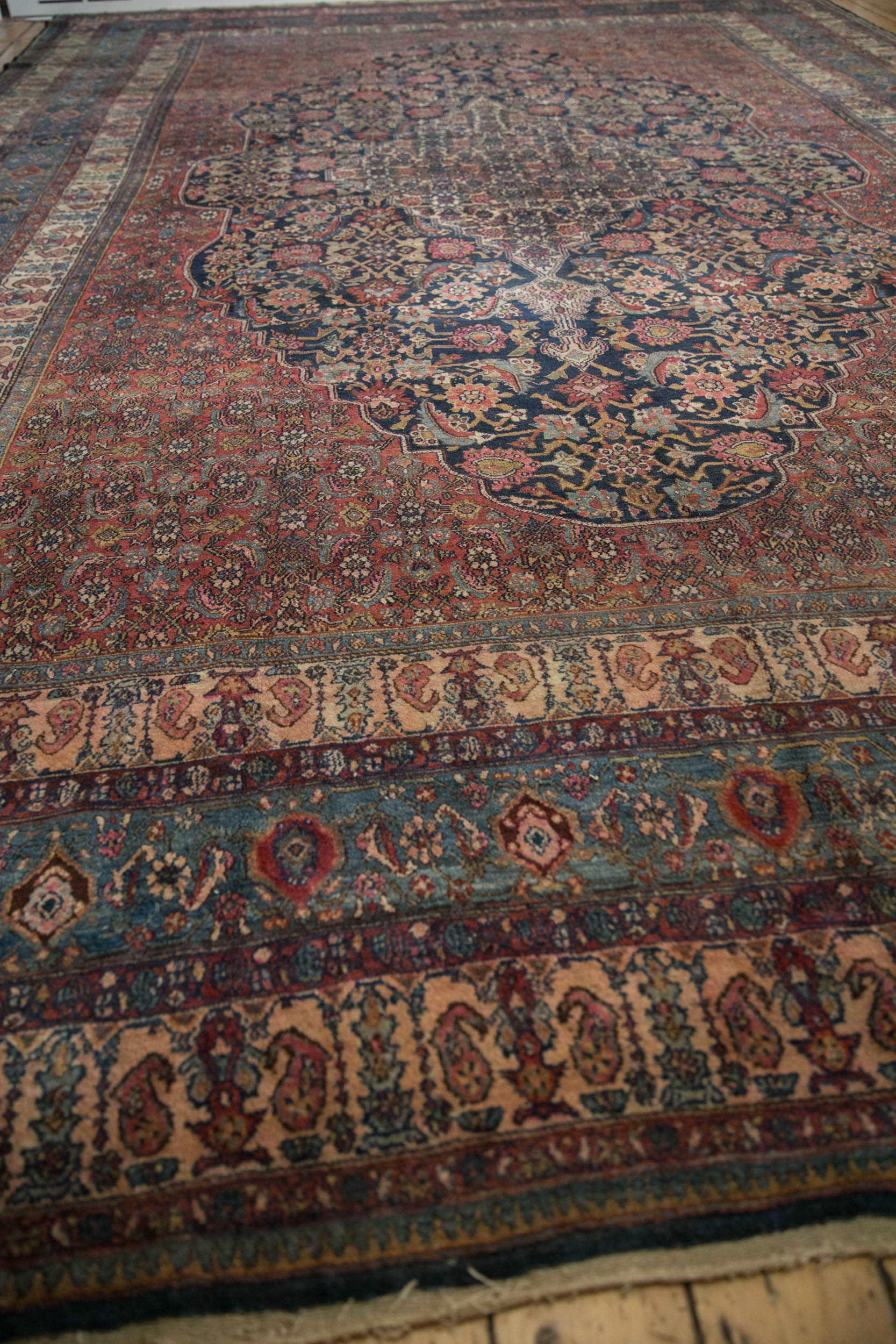 RESERVED 11.5x17 Vintage Bibikabad Carpet - Image 6