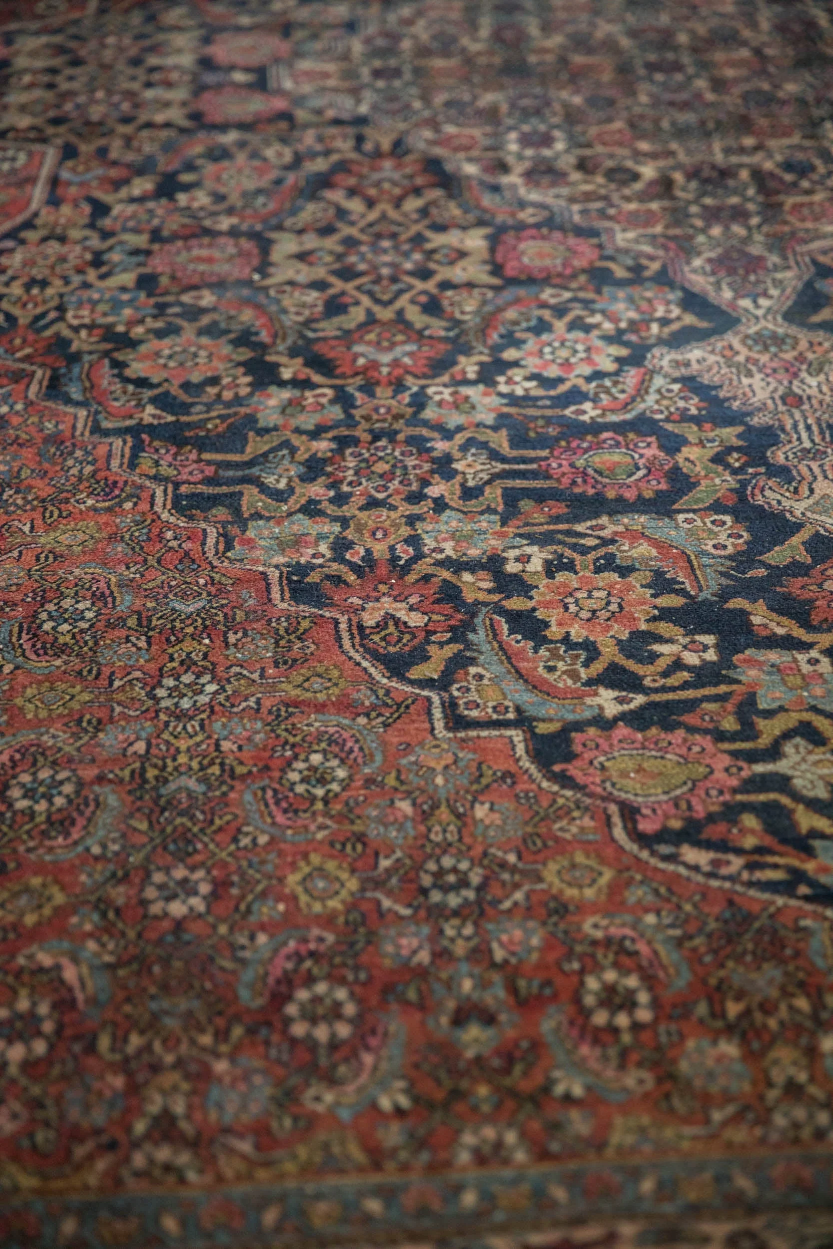 RESERVED 11.5x17 Vintage Bibikabad Carpet - Image 7