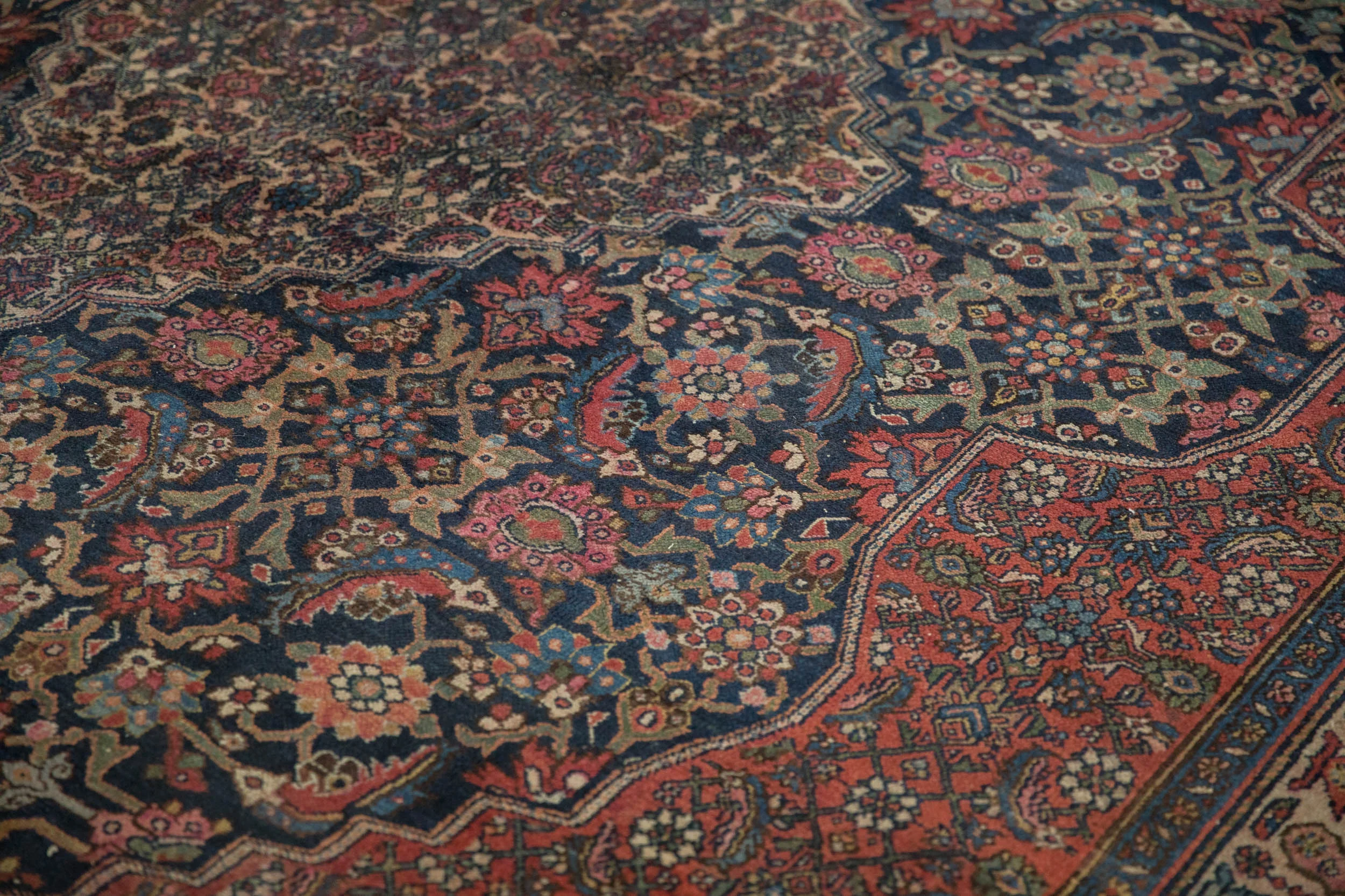 RESERVED 11.5x17 Vintage Bibikabad Carpet - Image 9