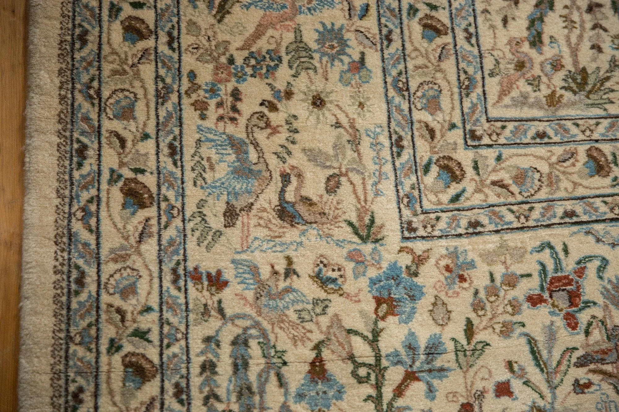 11x11.5 Vintage Tabriz Square Carpet - Image 10