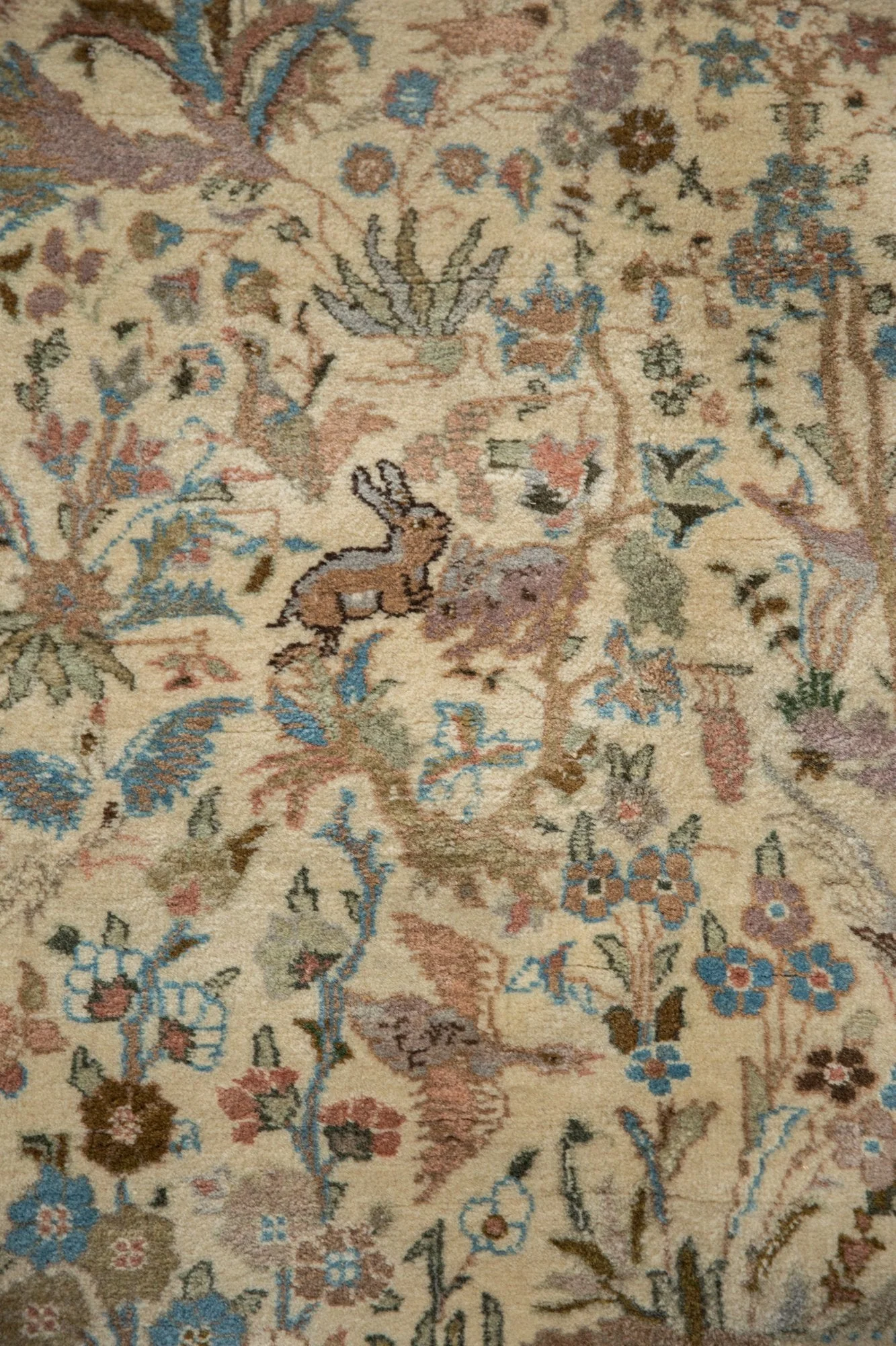11x11.5 Vintage Tabriz Square Carpet - Image 13