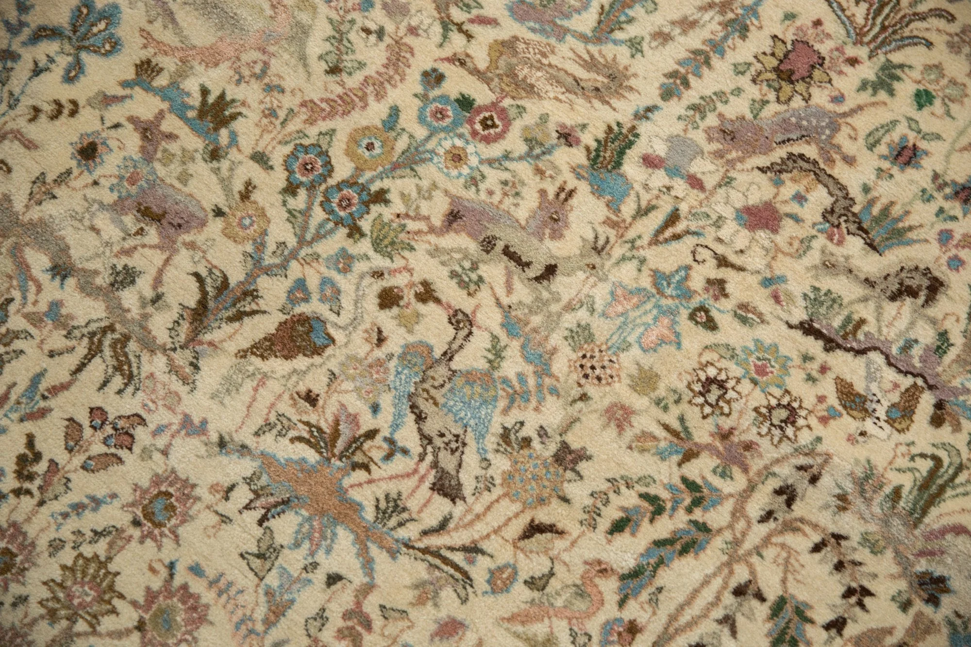 11x11.5 Vintage Tabriz Square Carpet - Image 3