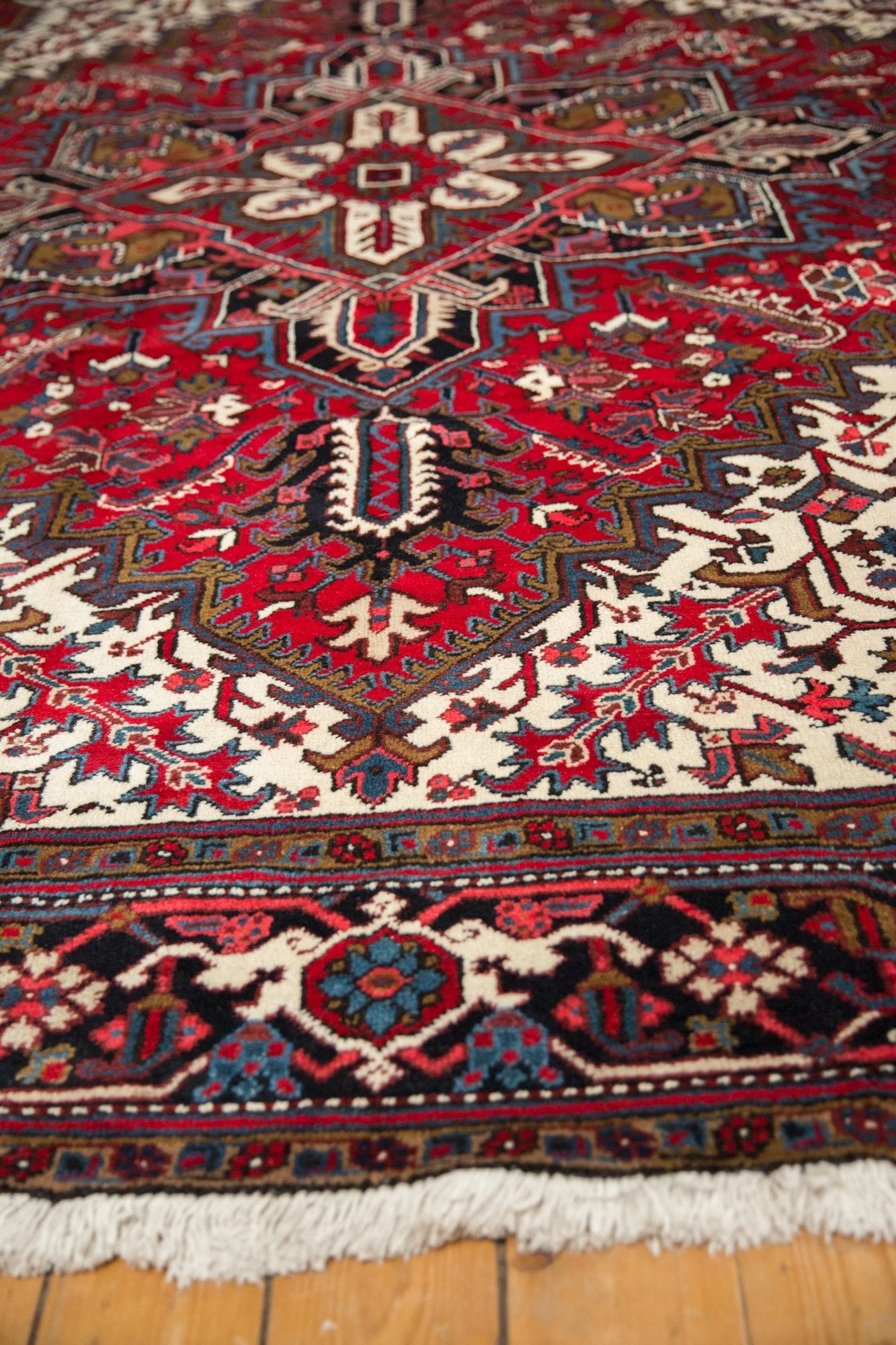 11x12 Vintage Mehrivan Square Carpet - Image 10