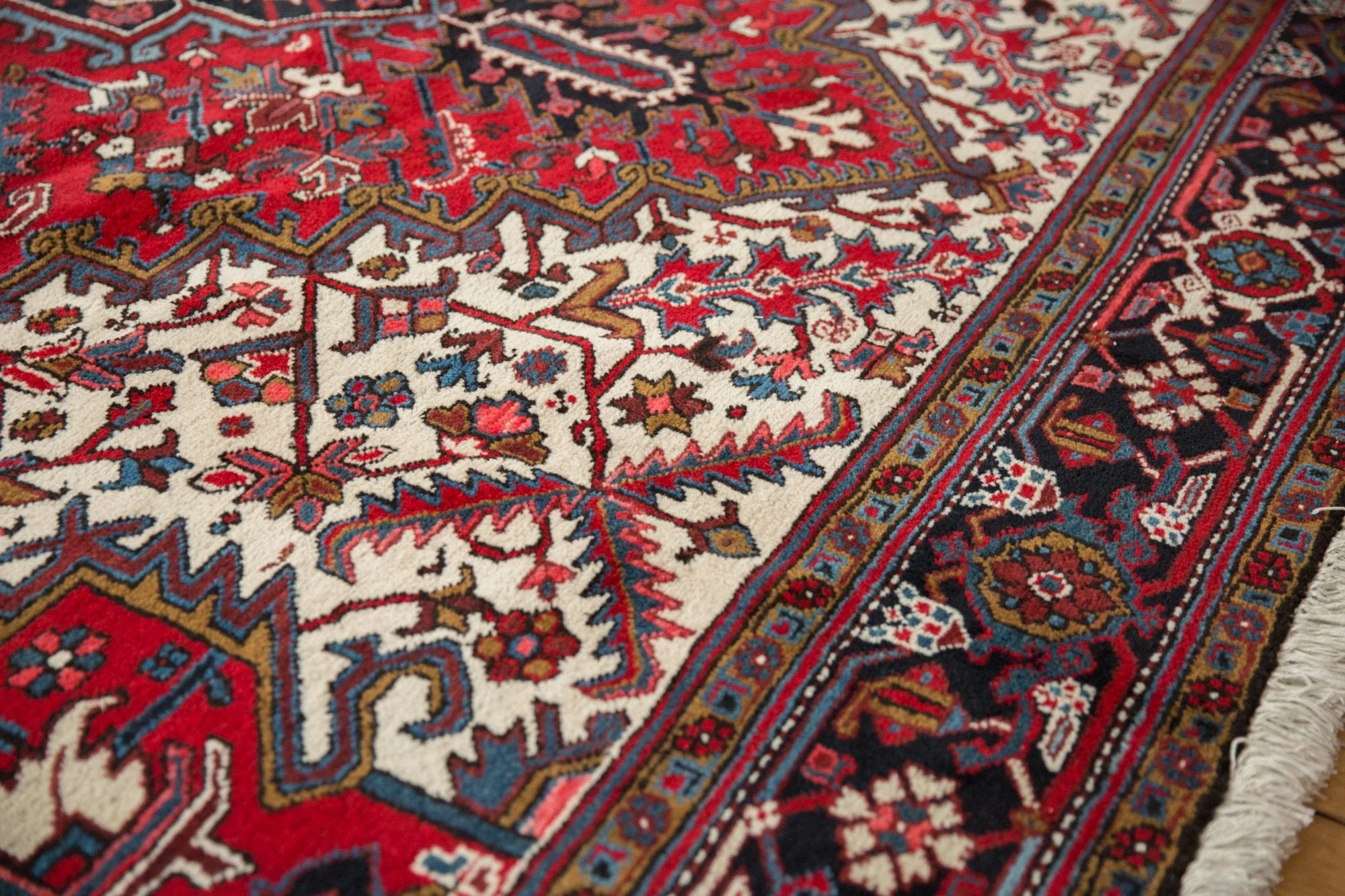 11x12 Vintage Mehrivan Square Carpet - Image 4