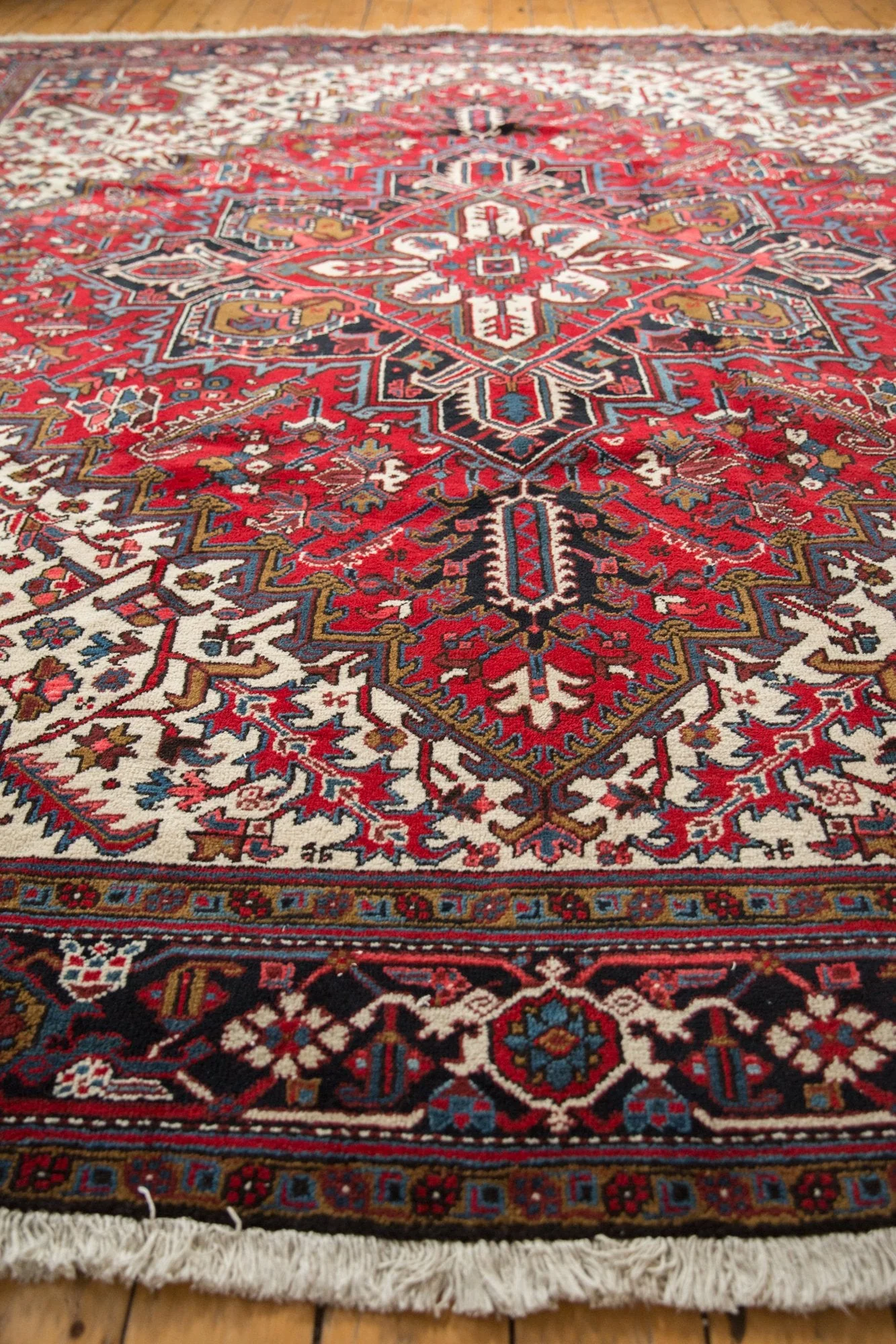 11x12 Vintage Mehrivan Square Carpet - Image 5