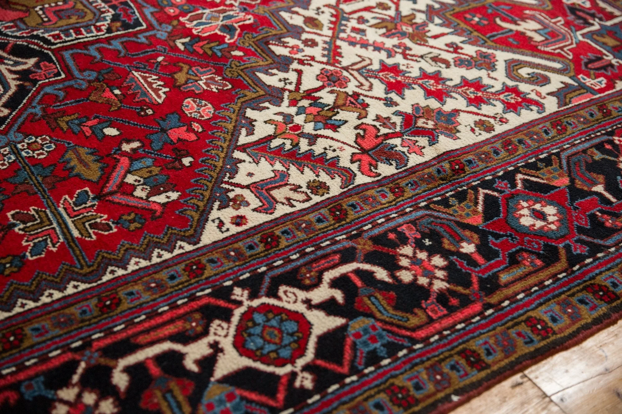 11x12 Vintage Mehrivan Square Carpet - Image 7