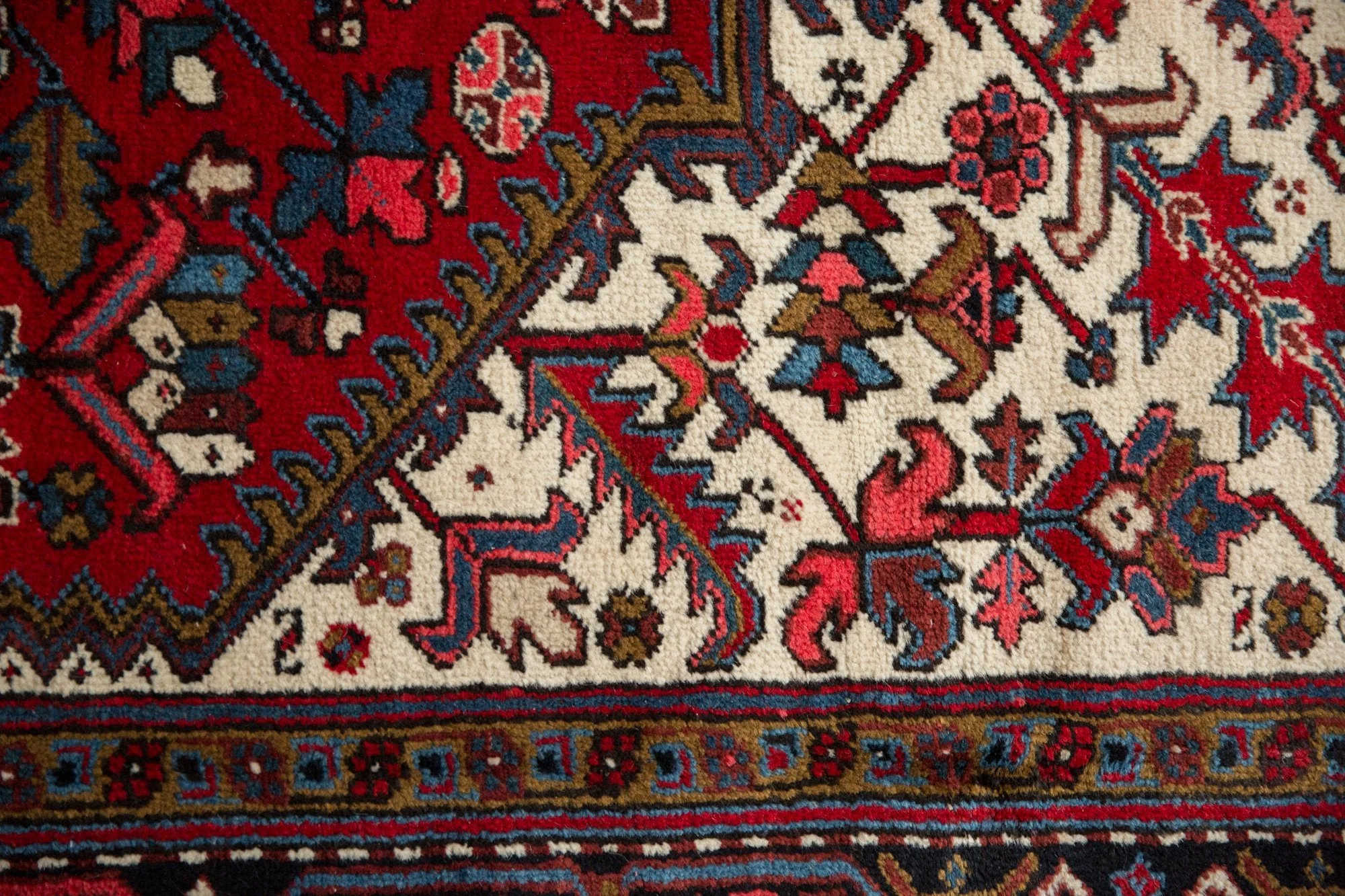 11x12 Vintage Mehrivan Square Carpet - Image 8
