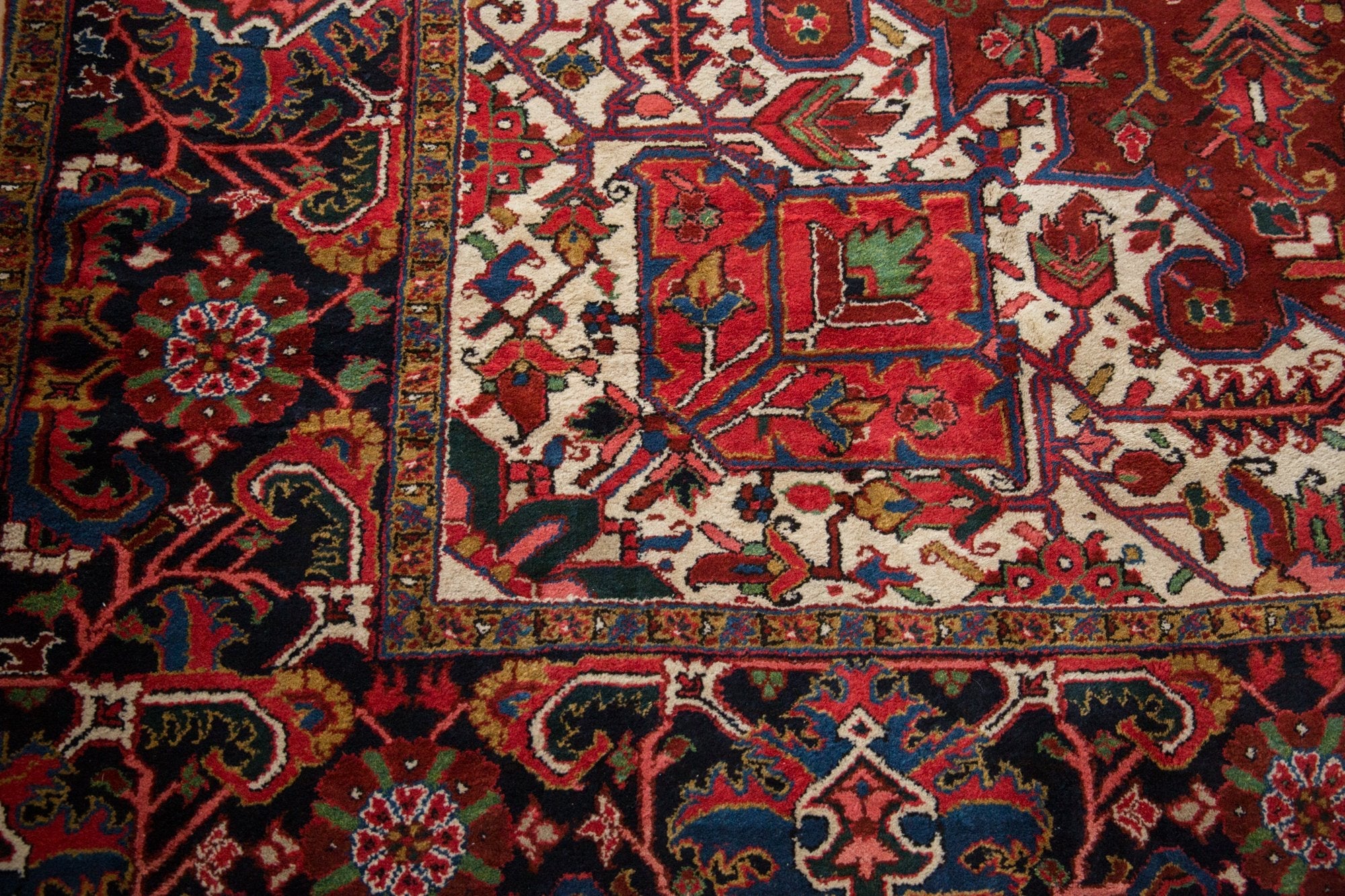 11x14.5 Vintage Ahar Carpet - Image 5