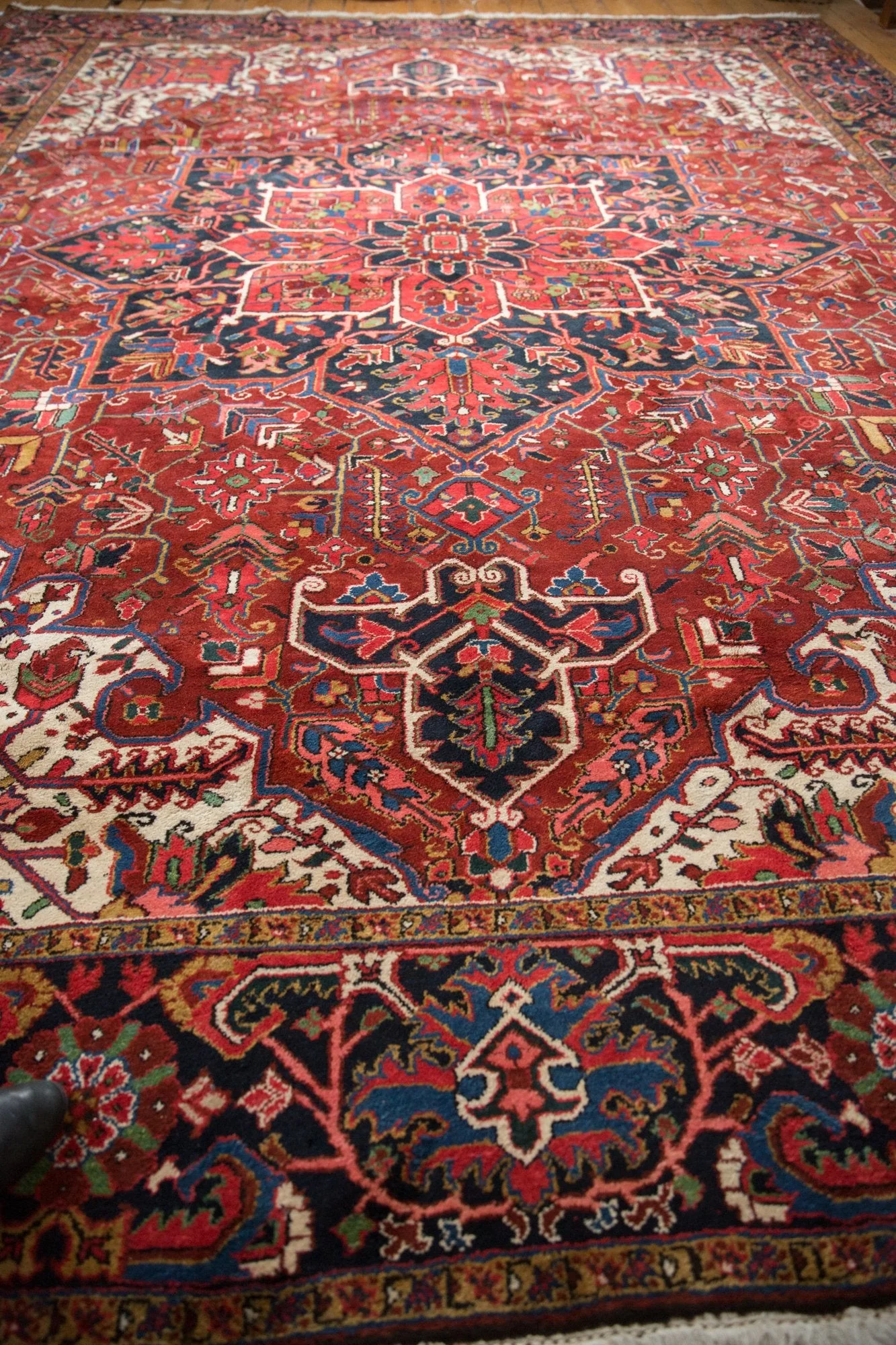 11x14.5 Vintage Ahar Carpet - Image 6