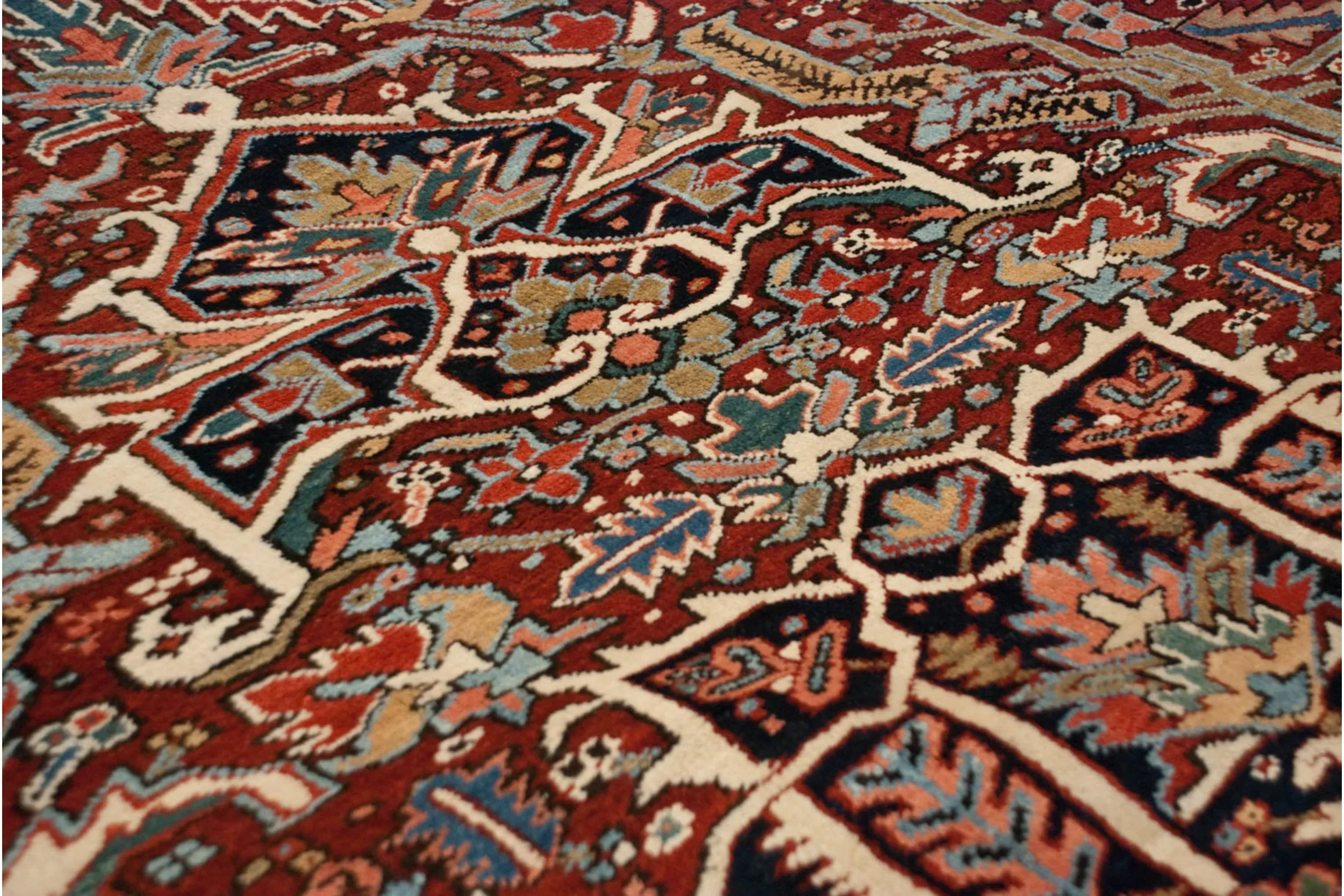 11x14.5 Vintage Bakshaish Carpet - Image 11