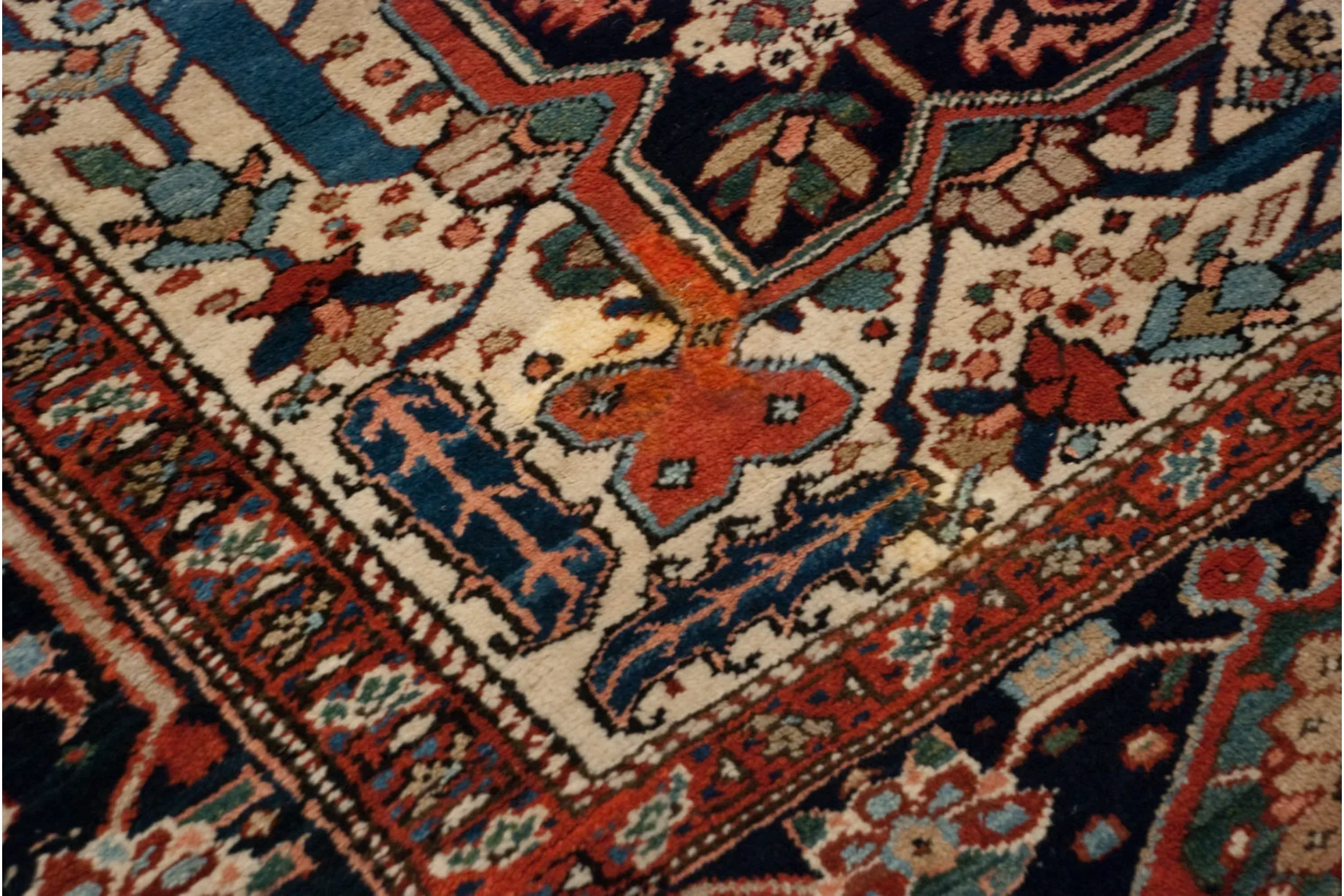 11x14.5 Vintage Bakshaish Carpet - Image 12