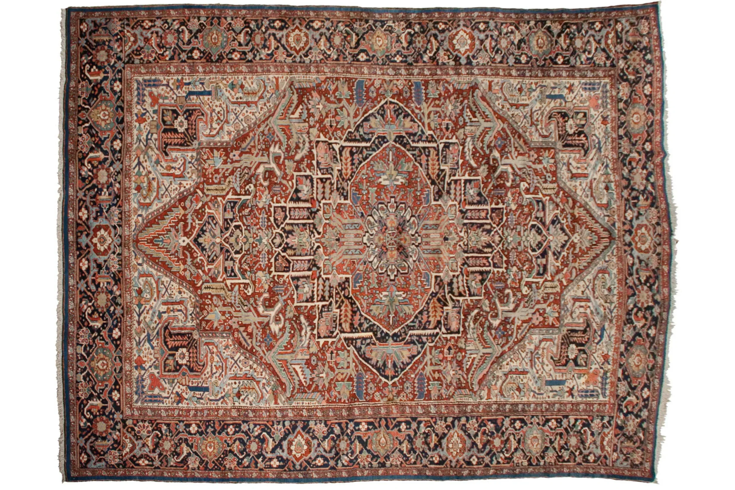 11x14.5 Vintage Bakshaish Carpet - Image 3