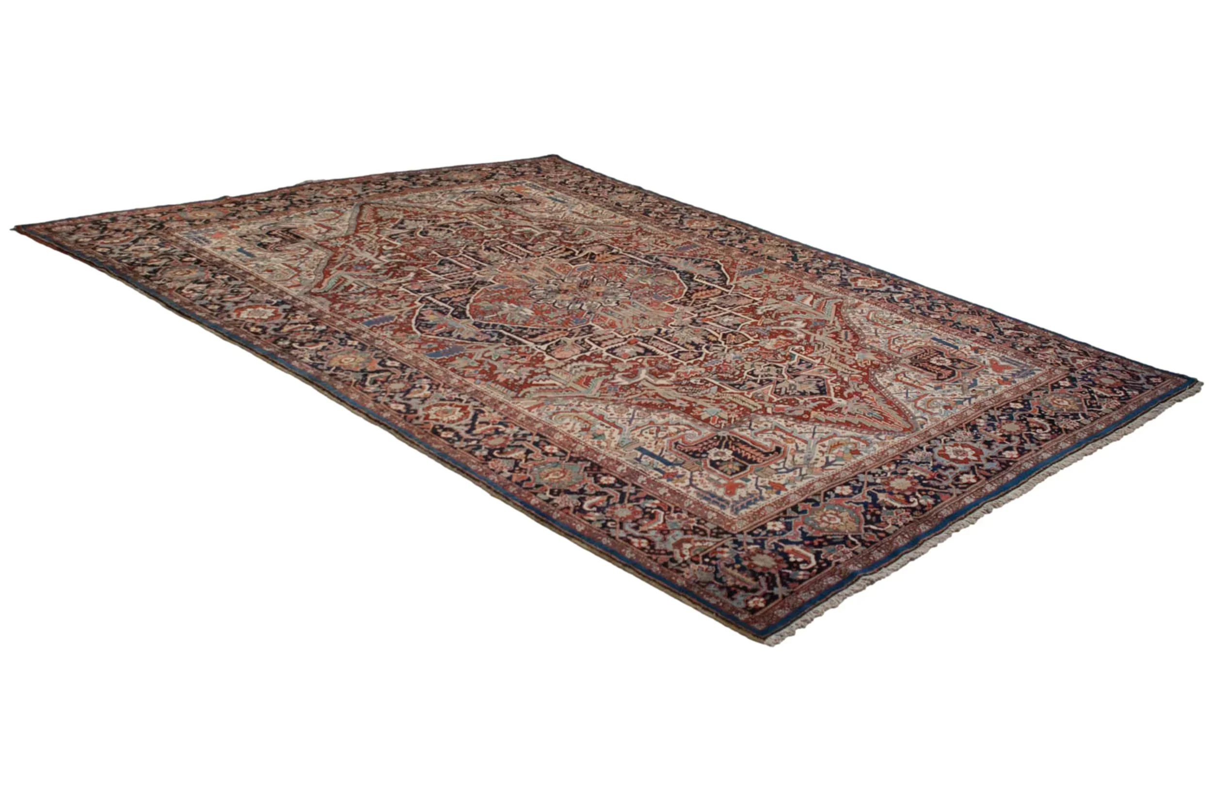 11x14.5 Vintage Bakshaish Carpet - Image 4