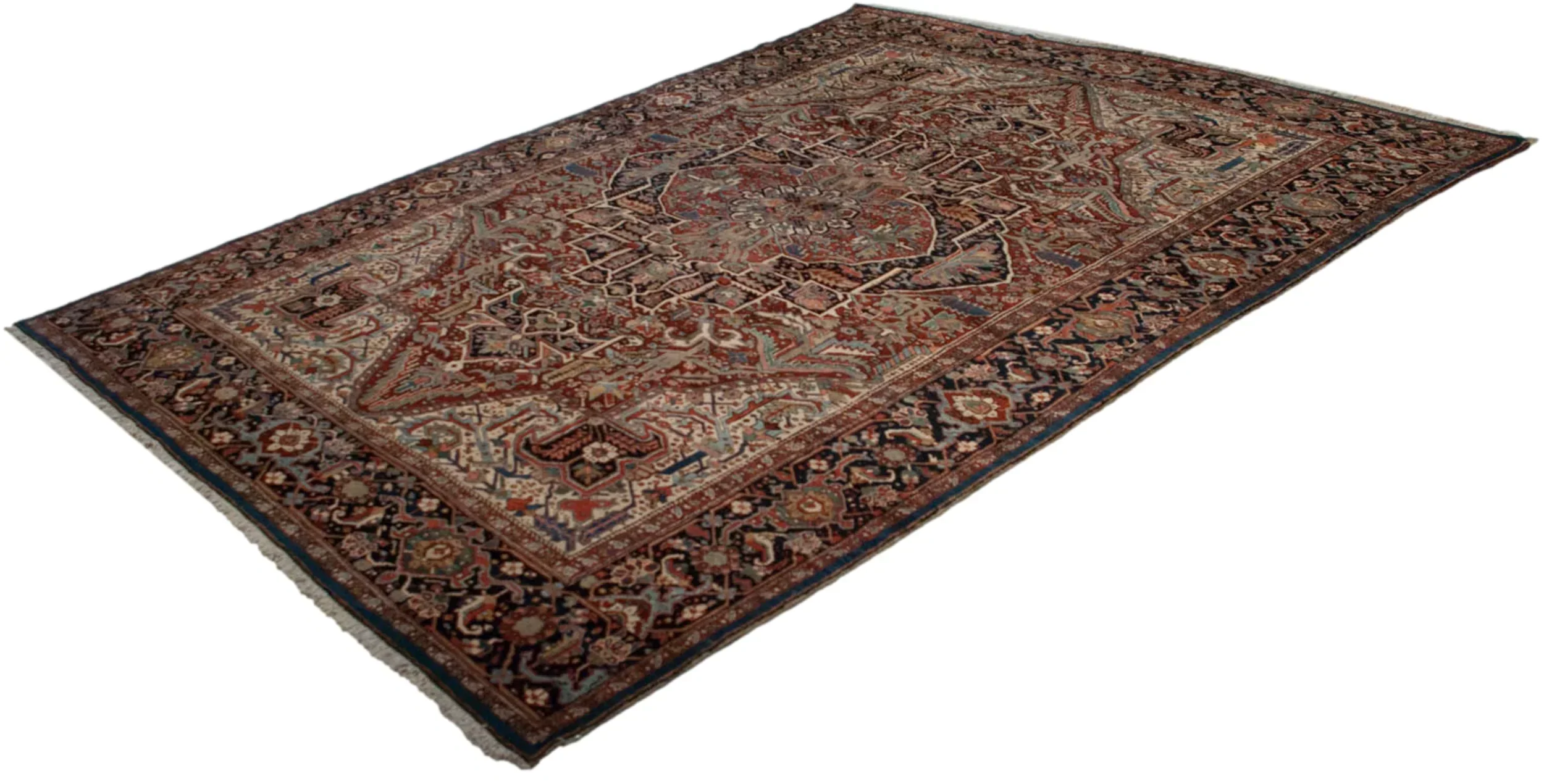 11x14.5 Vintage Bakshaish Carpet - Image 5