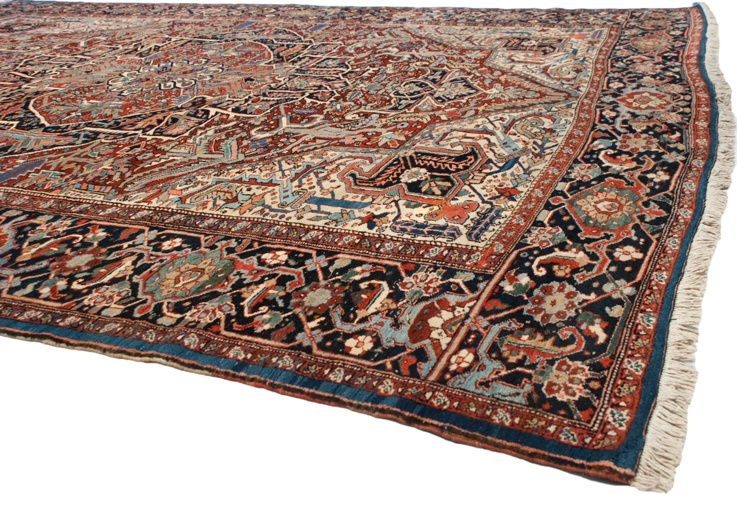11x14.5 Vintage Bakshaish Carpet - Image 7