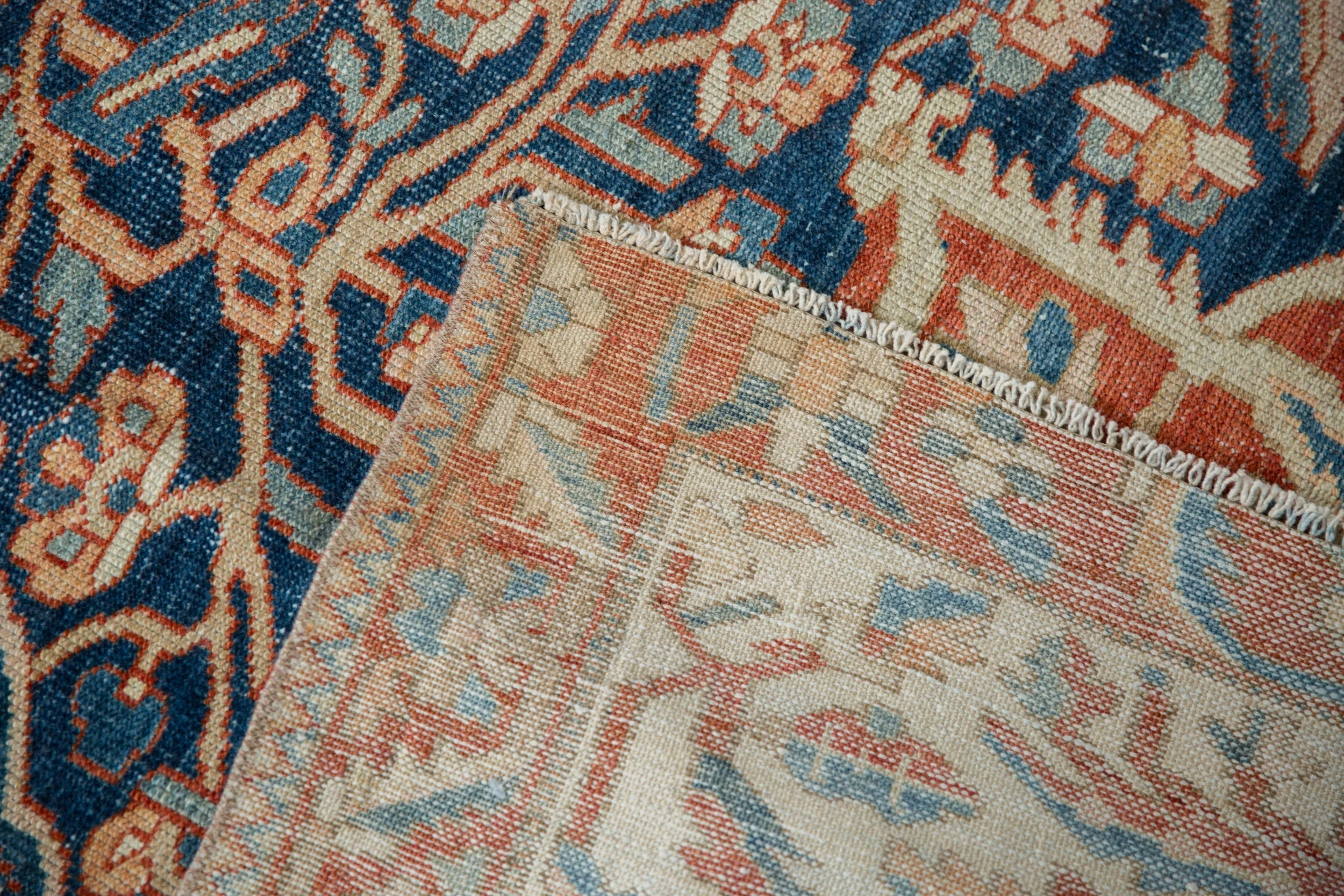 11x14.5 Vintage Distressed Baktiari Carpet - Image 13