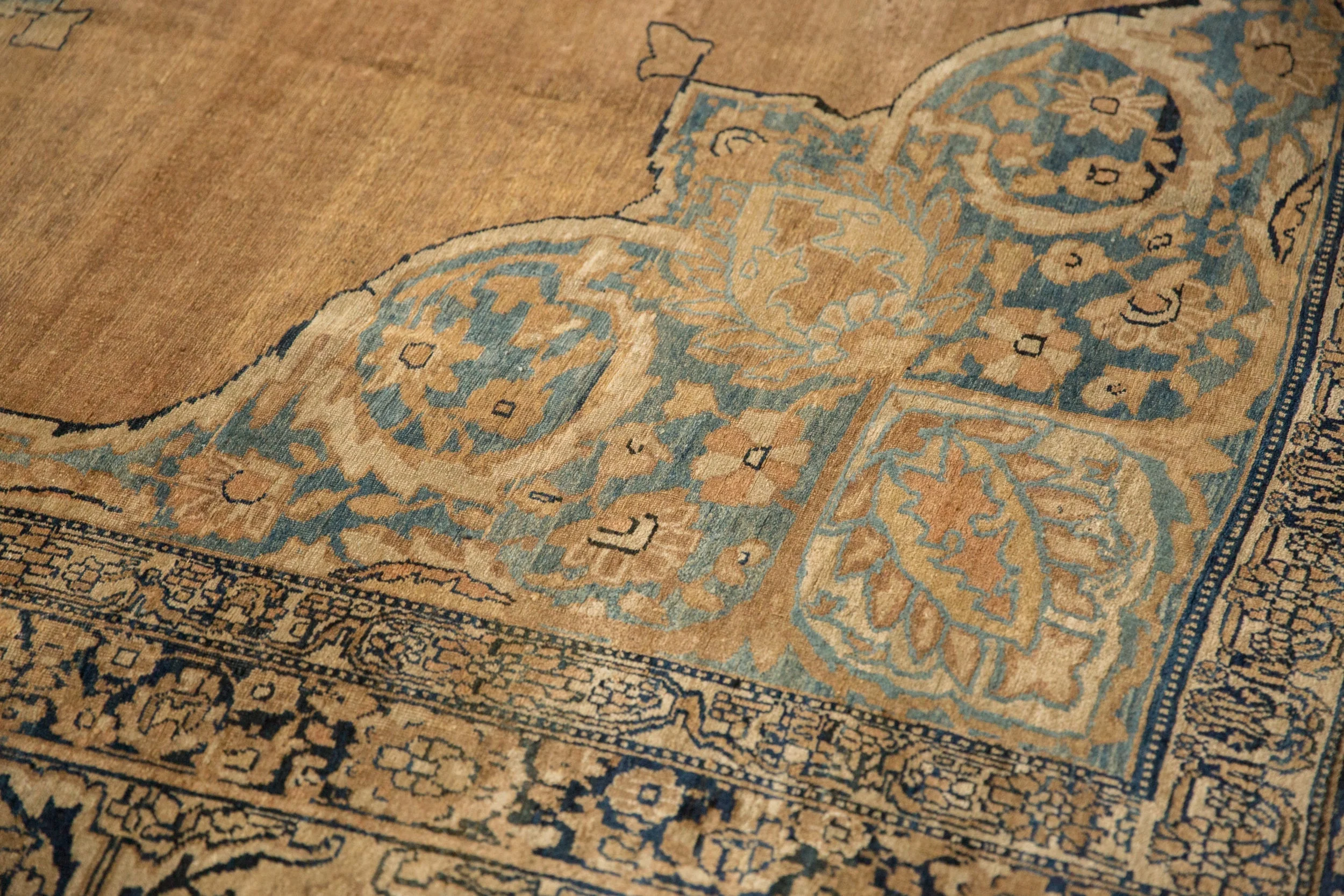 RESERVED 11x14 Antique Tea Washed Kerman Carpet - Image 11