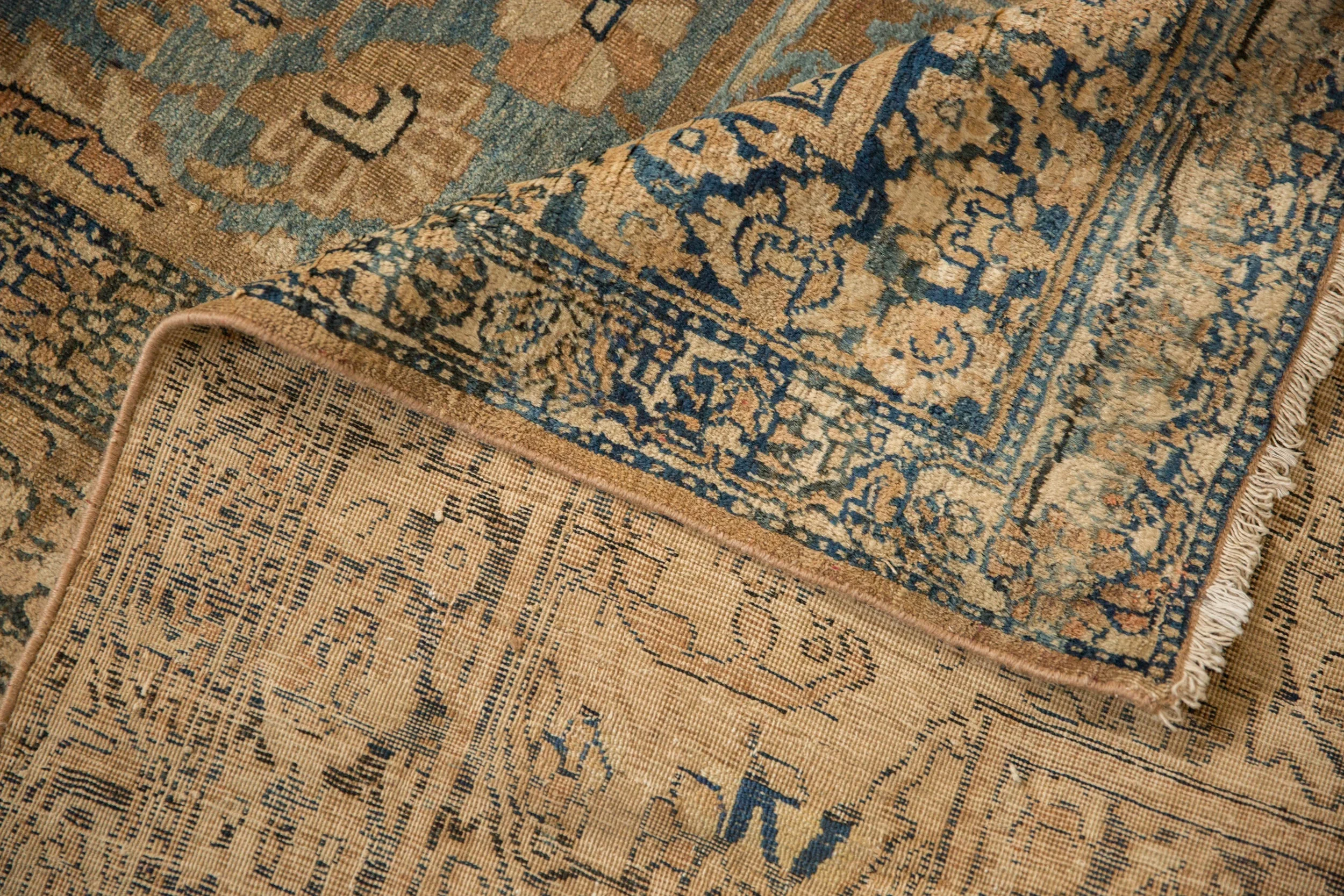 RESERVED 11x14 Antique Tea Washed Kerman Carpet - Image 14
