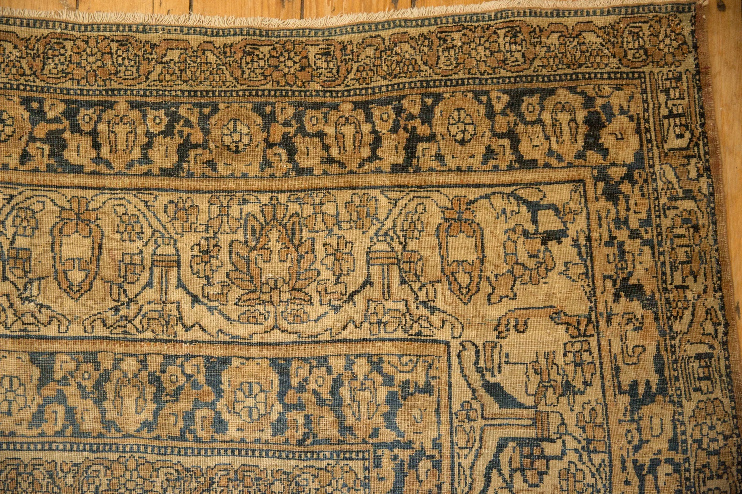 RESERVED 11x14 Antique Tea Washed Kerman Carpet - Image 3