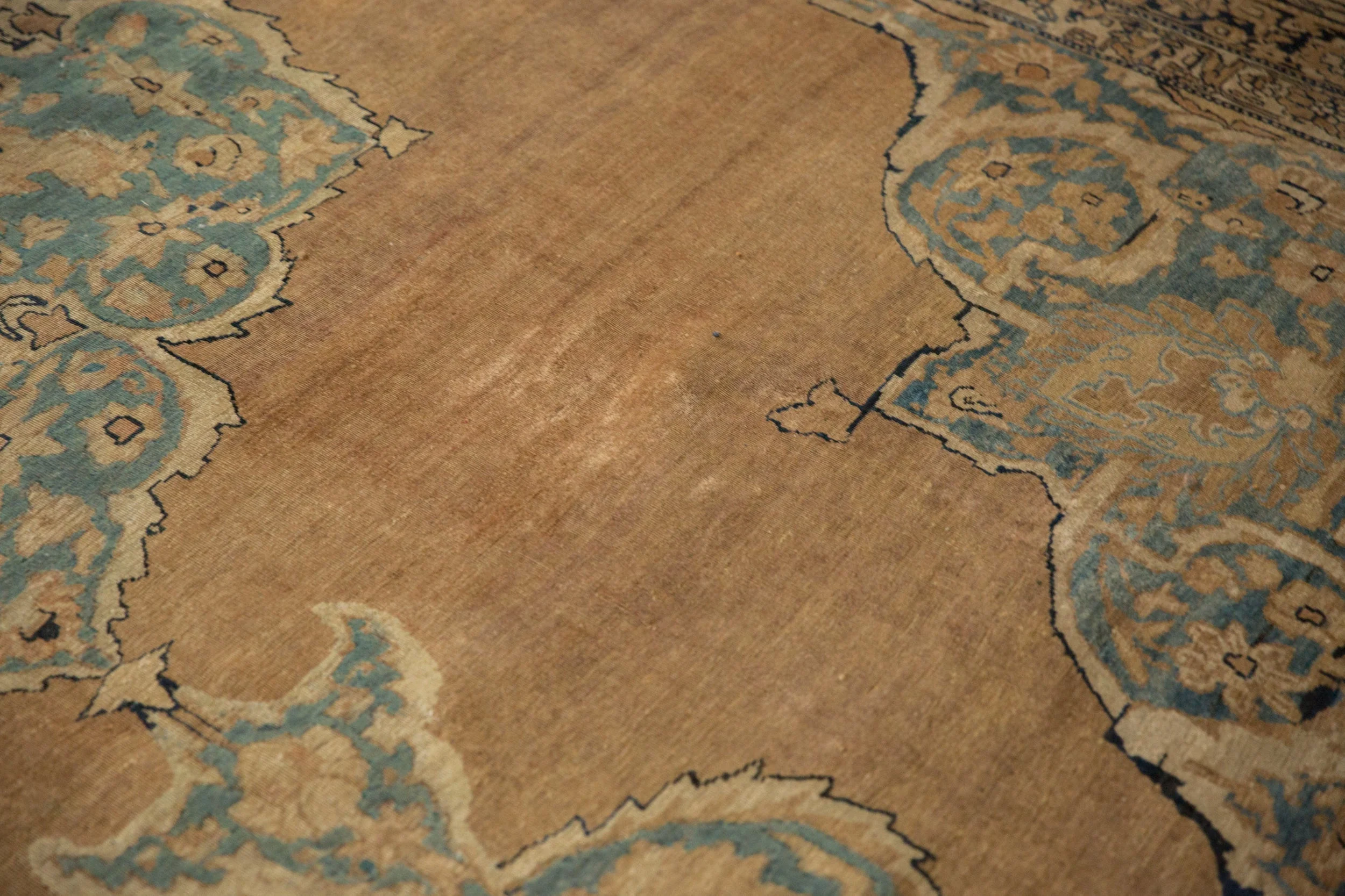 RESERVED 11x14 Antique Tea Washed Kerman Carpet - Image 8