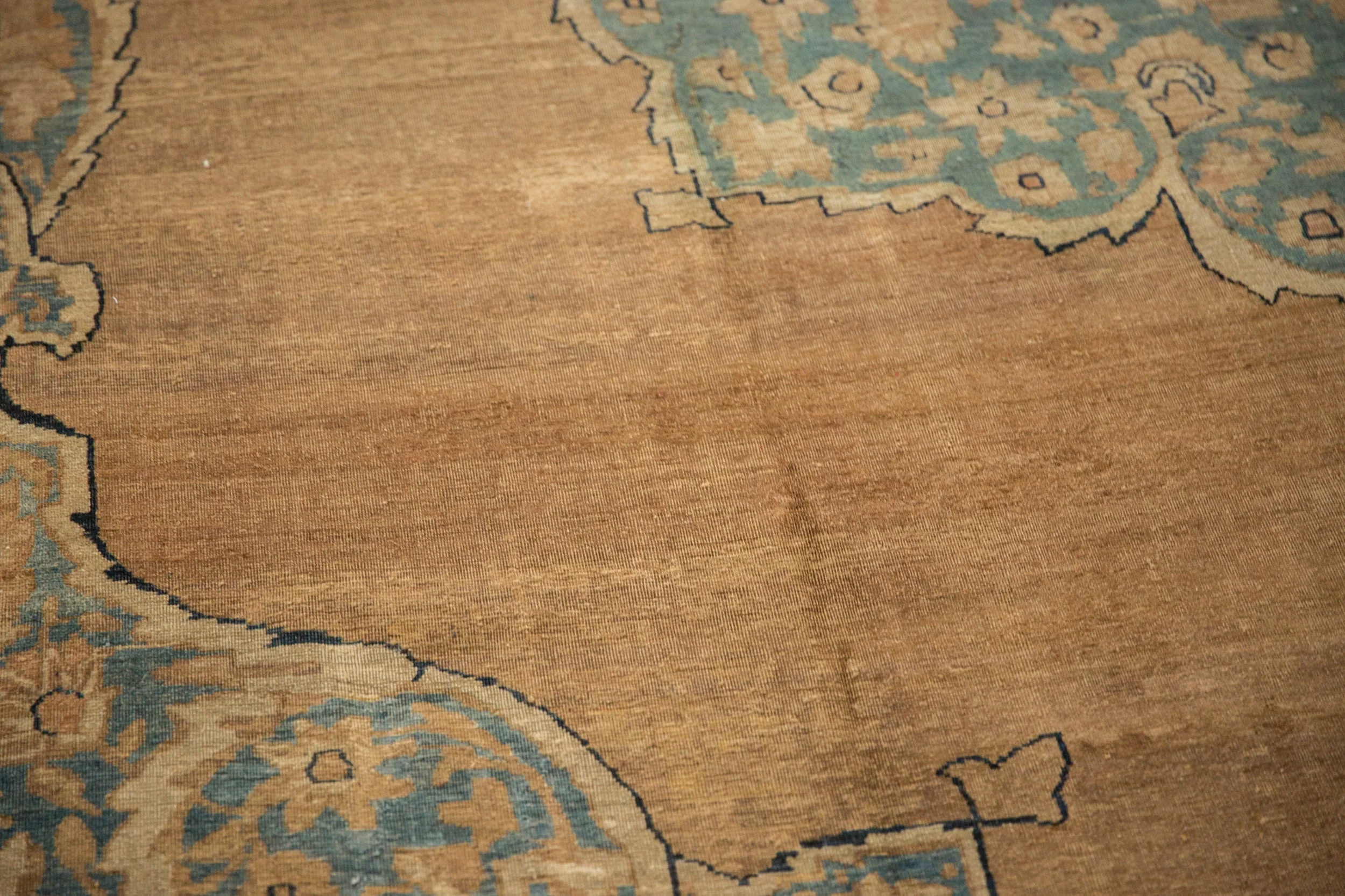 RESERVED 11x14 Antique Tea Washed Kerman Carpet - Image 9