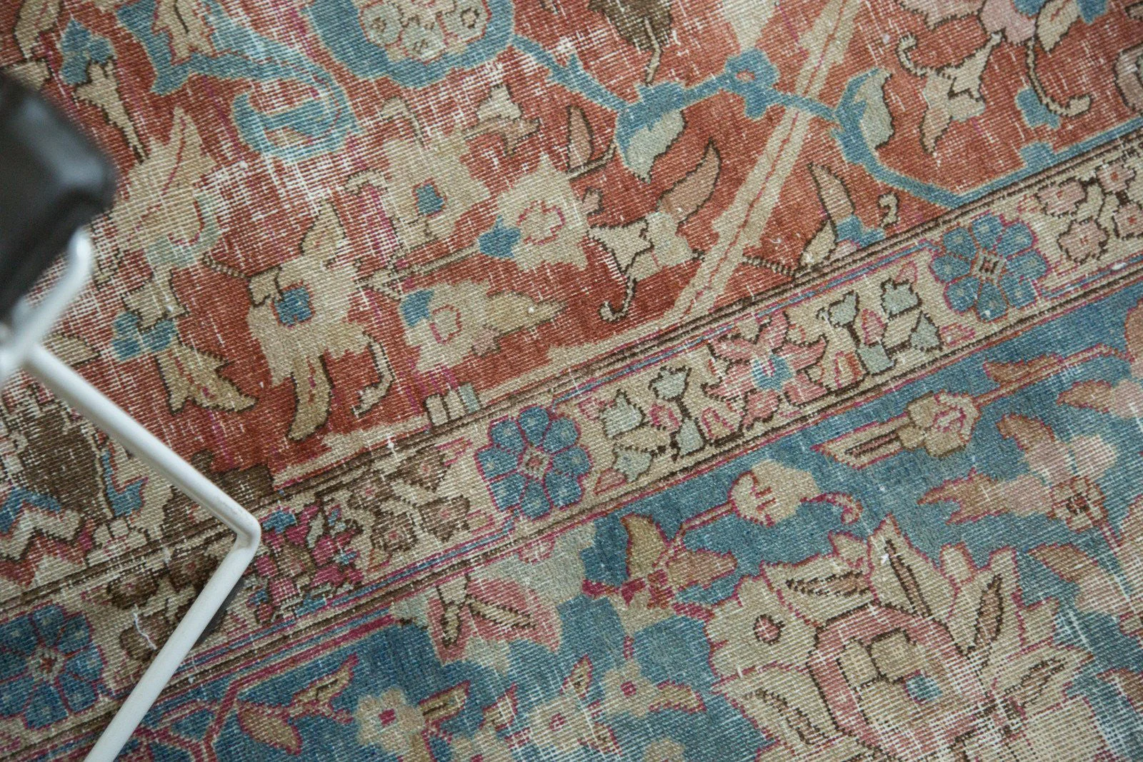 11x14 Vintage Distressed Tabriz Carpet - Image 14