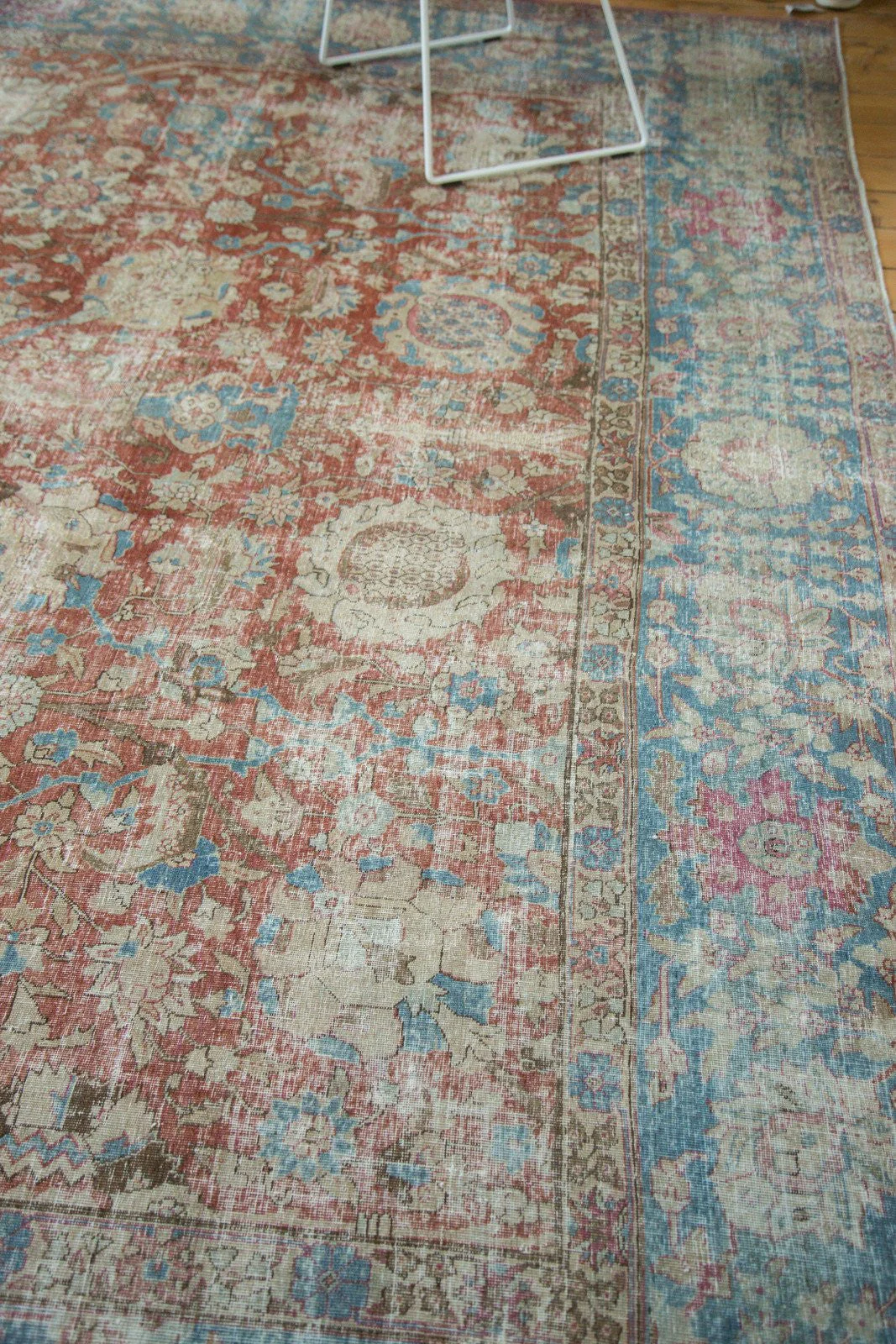 11x14 Vintage Distressed Tabriz Carpet - Image 18