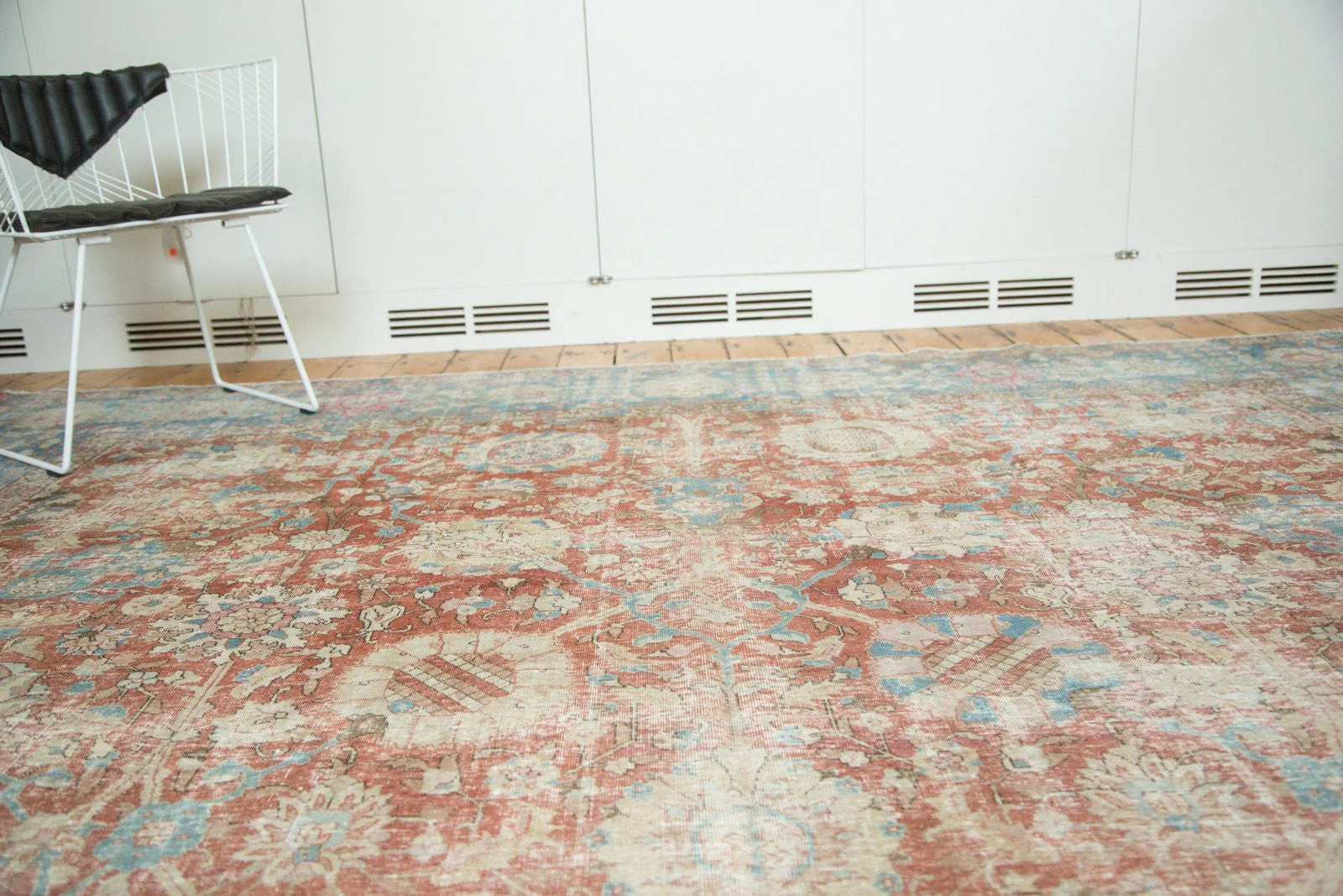 11x14 Vintage Distressed Tabriz Carpet - Image 9