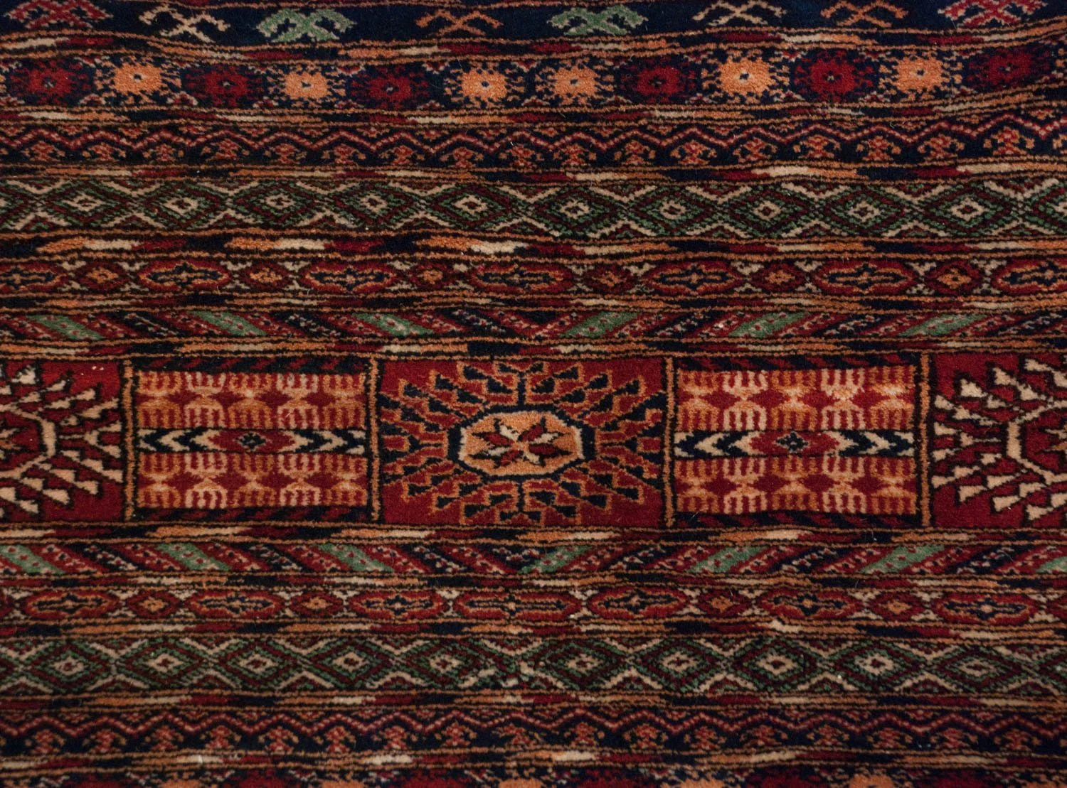 11x14 Vintage Fine Bokhara Carpet - Image 11