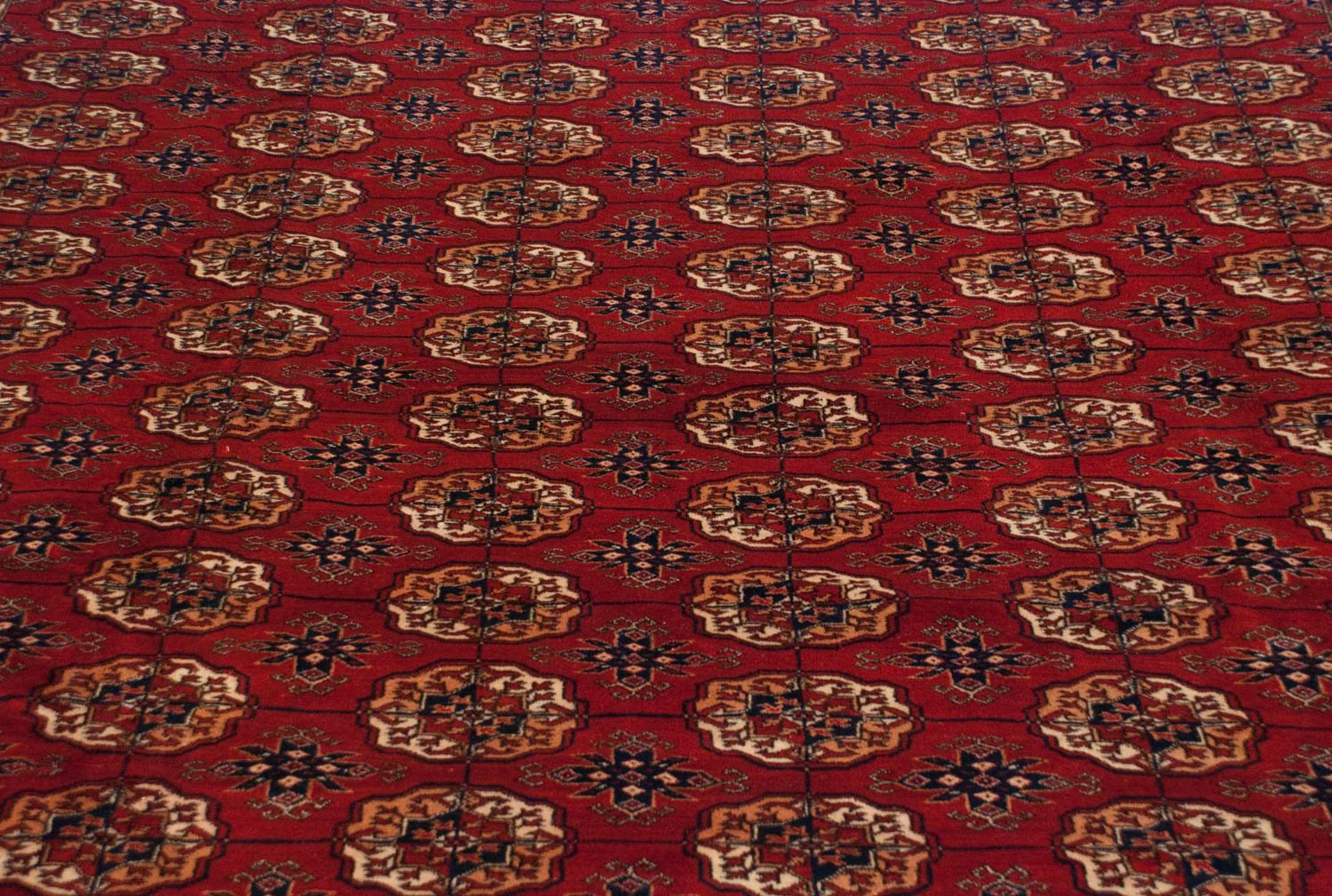 11x14 Vintage Fine Bokhara Carpet - Image 12