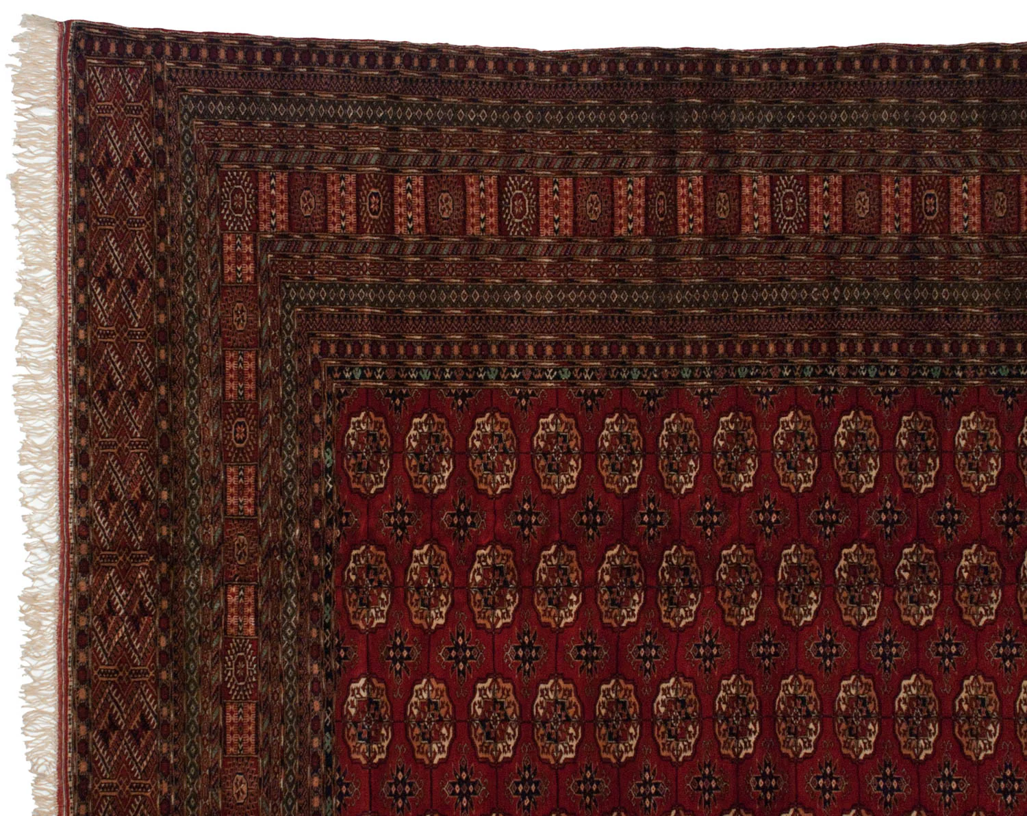 11x14 Vintage Fine Bokhara Carpet - Image 13