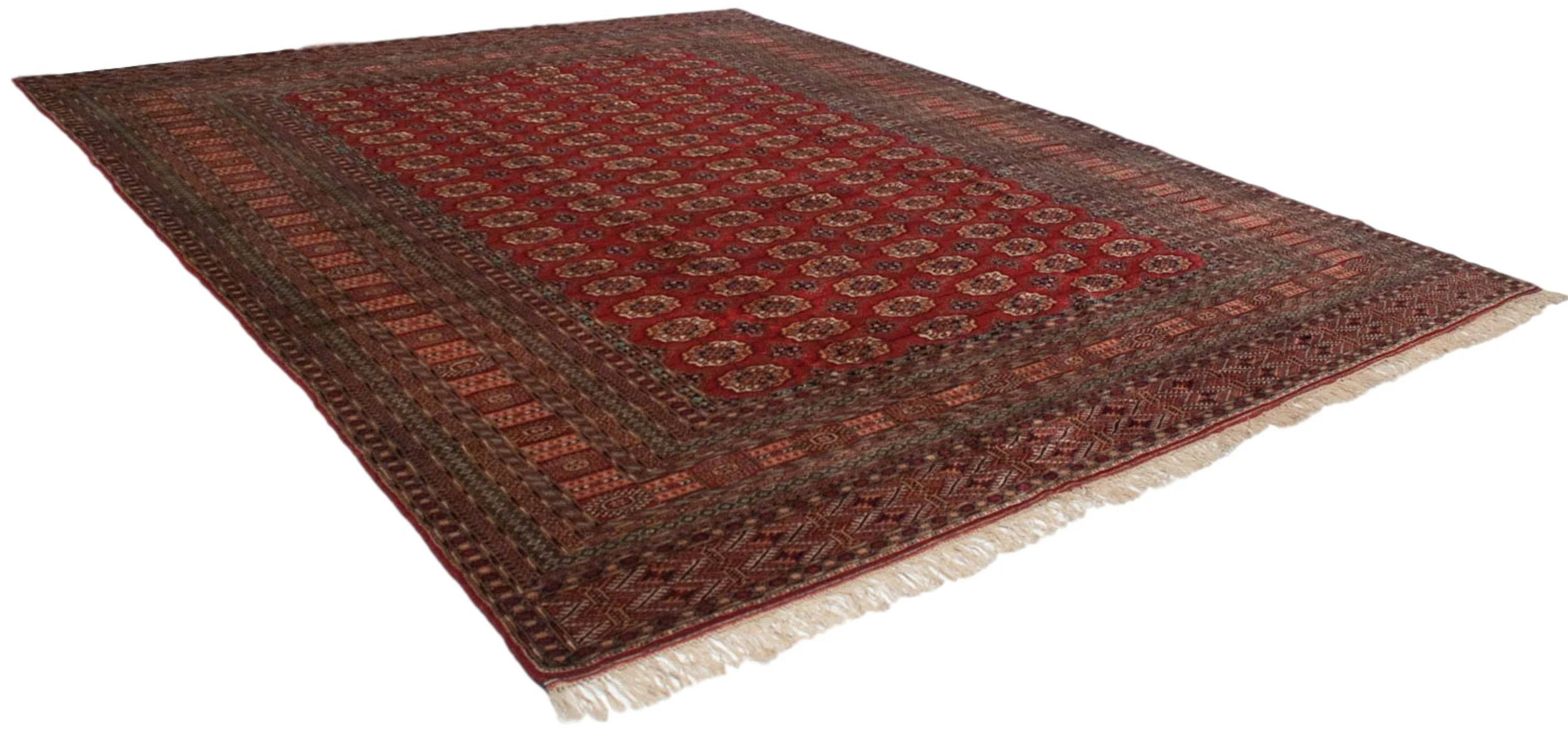 11x14 Vintage Fine Bokhara Carpet - Image 4