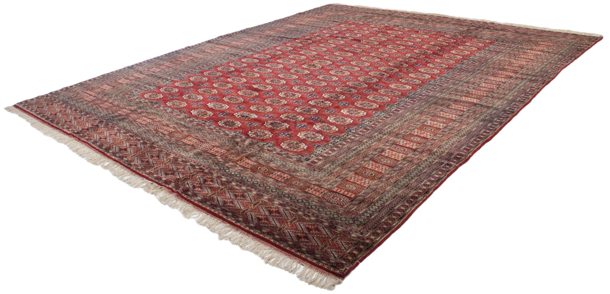 11x14 Vintage Fine Bokhara Carpet - Image 5
