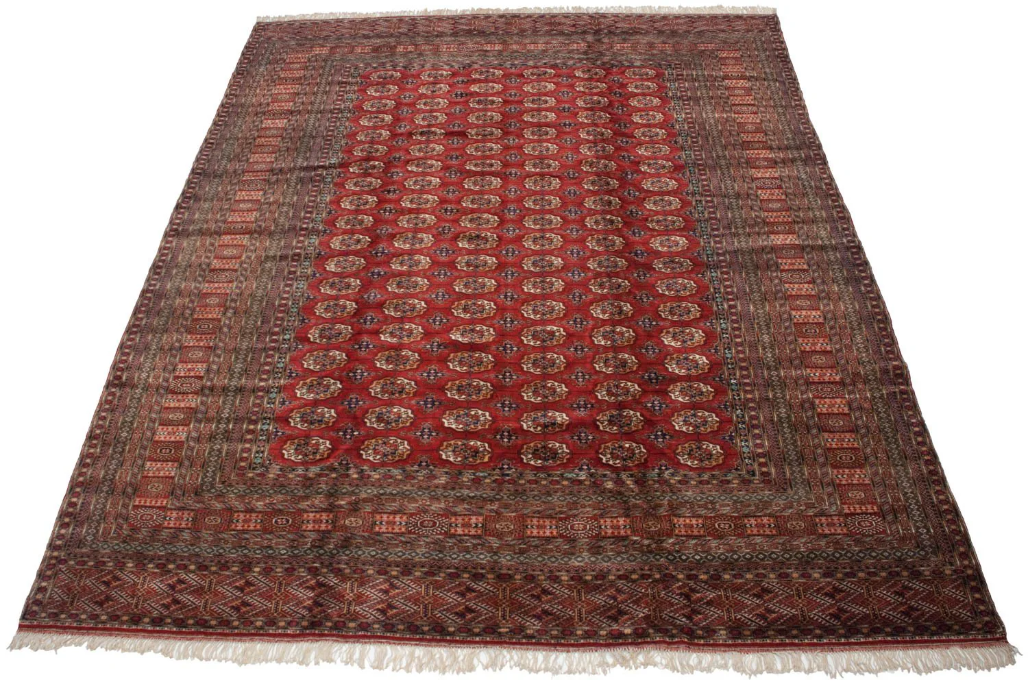 11x14 Vintage Fine Bokhara Carpet - Image 7