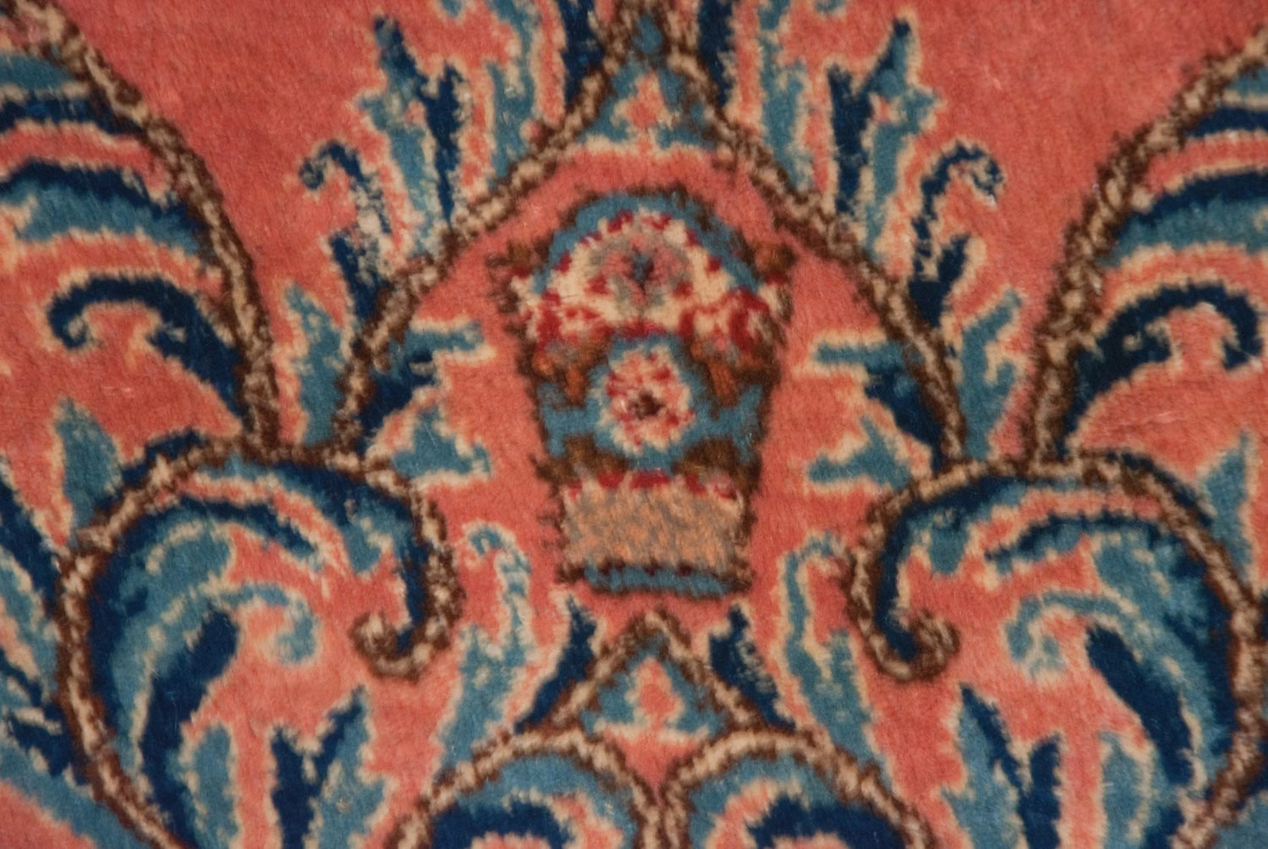 11x14 Vintage Fine Kerman Carpet - Image 3
