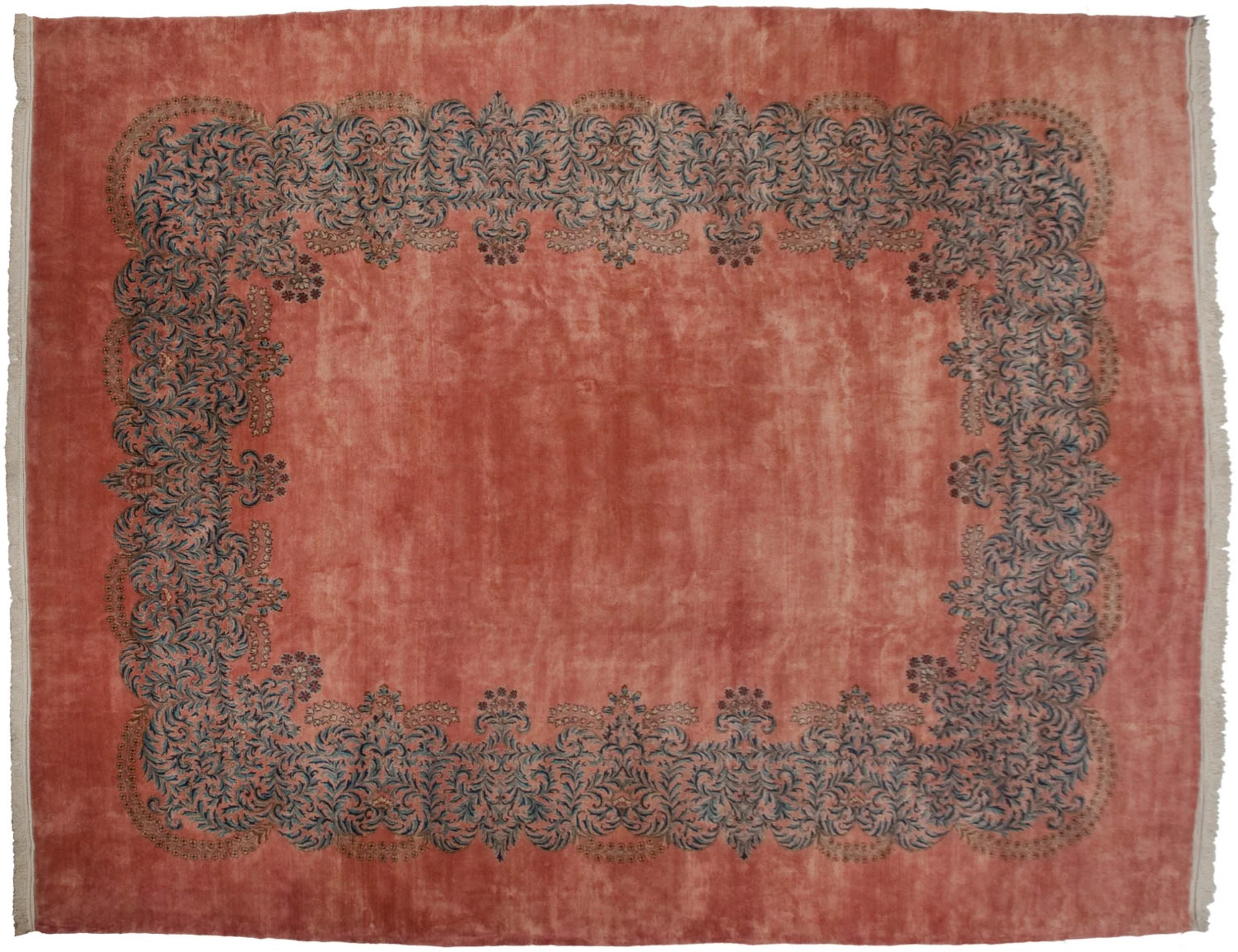 11x14 Vintage Fine Kerman Carpet - Image 6