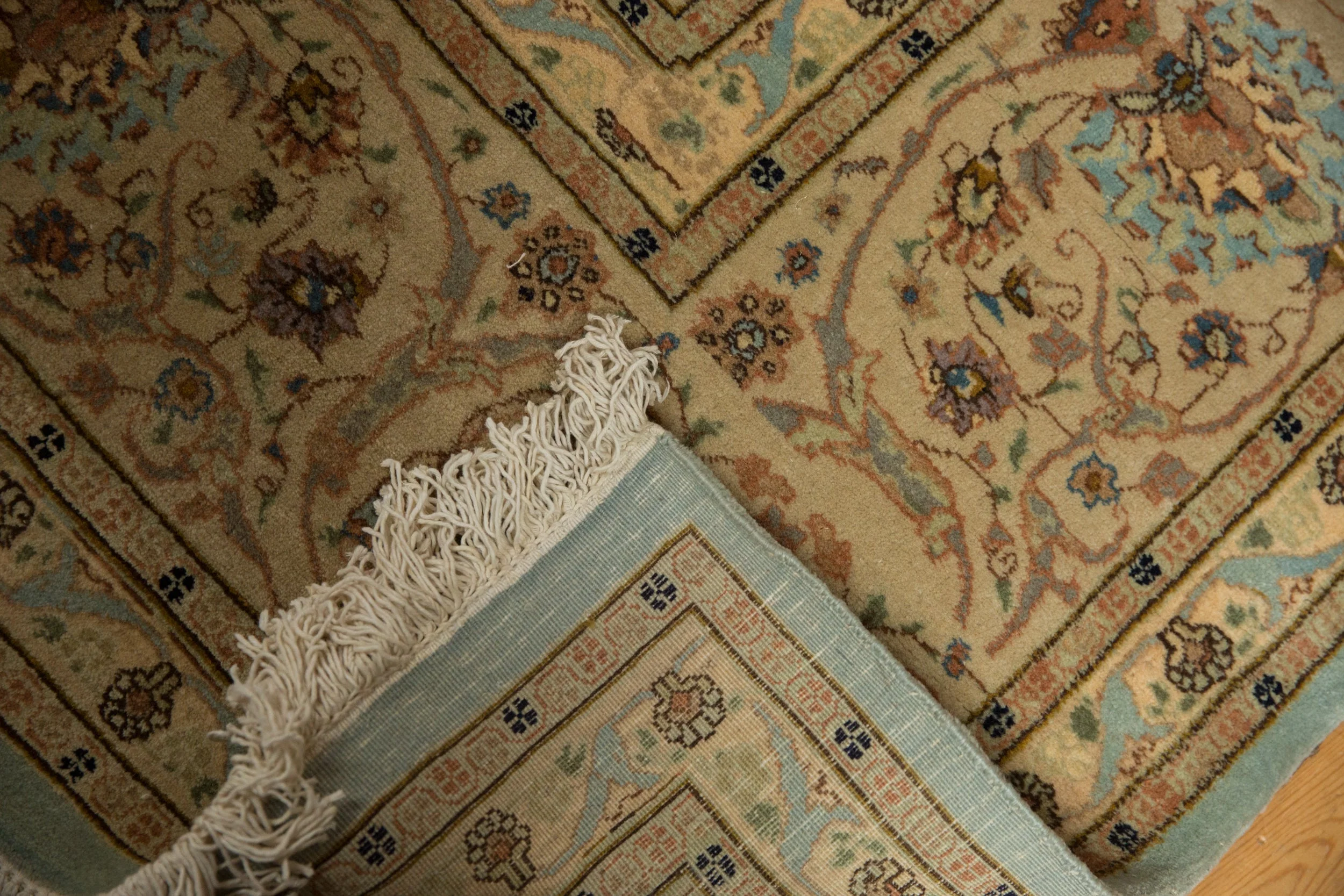 RESERVED 11x14 Vintage Tabriz Carpet - Image 12