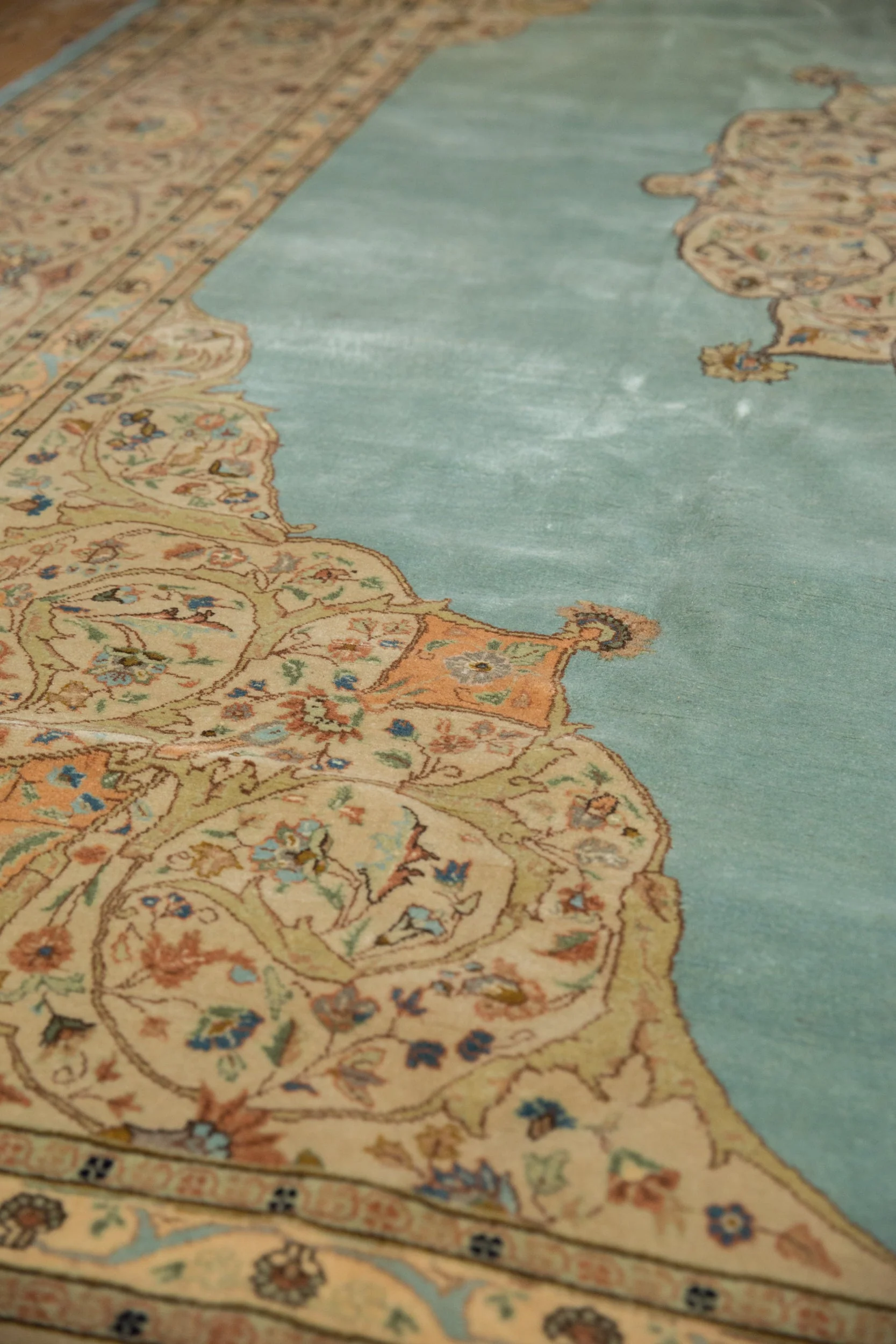 RESERVED 11x14 Vintage Tabriz Carpet - Image 6