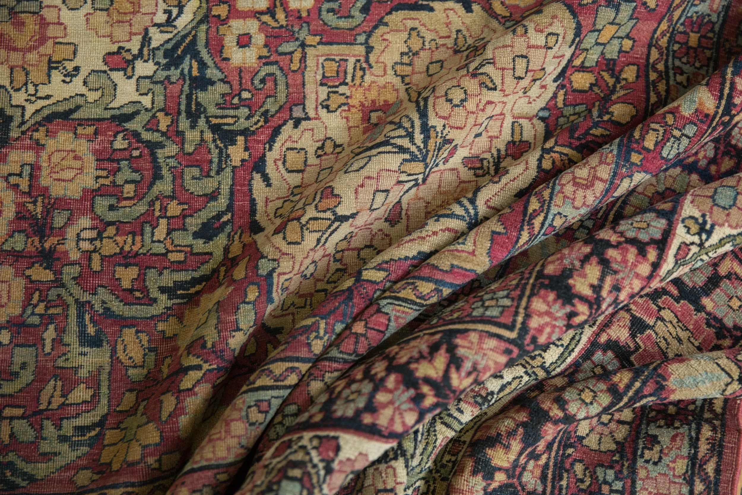 11x15 Antique Kermanshah Carpet - Image 16