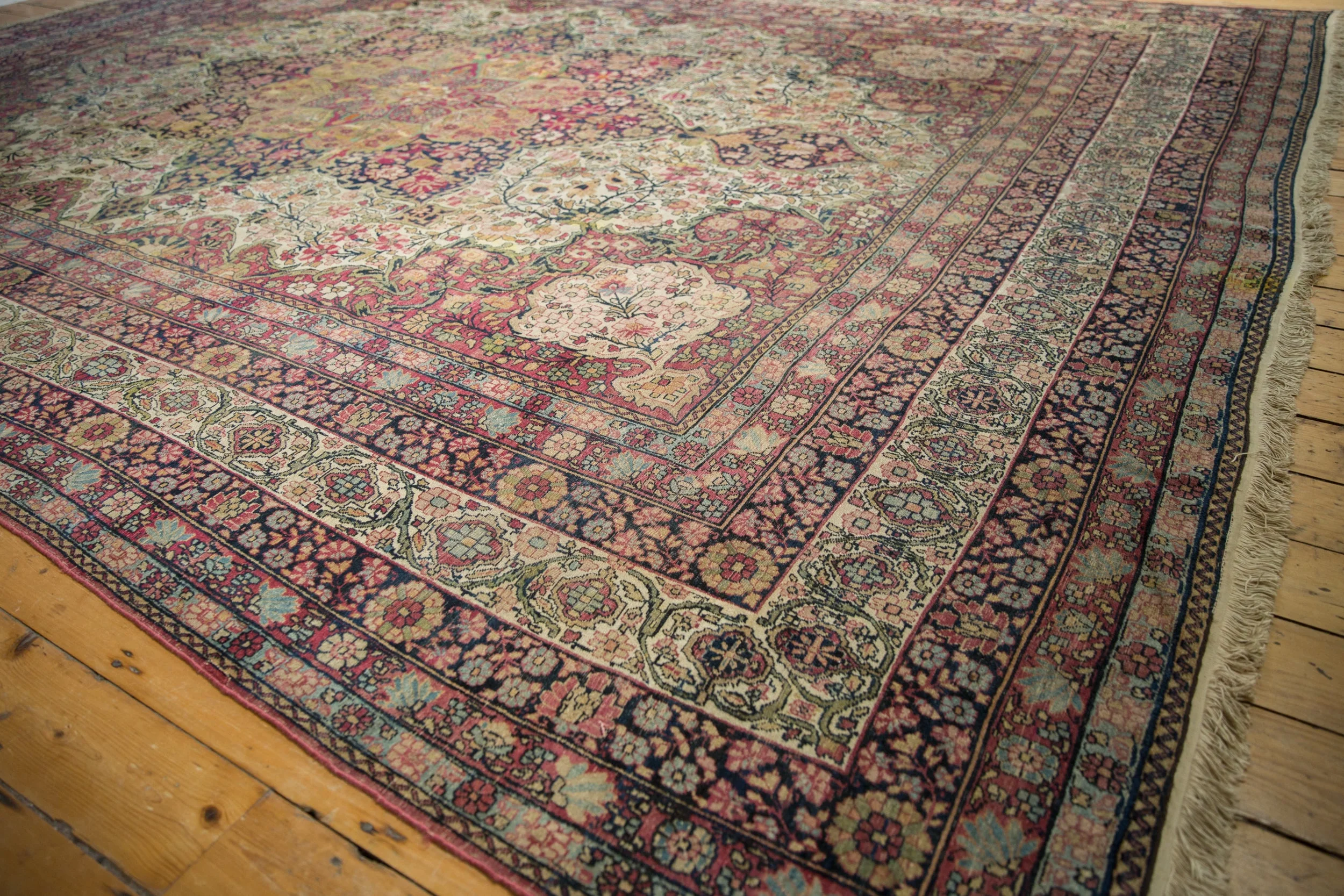 11x15 Antique Kermanshah Carpet - Image 3