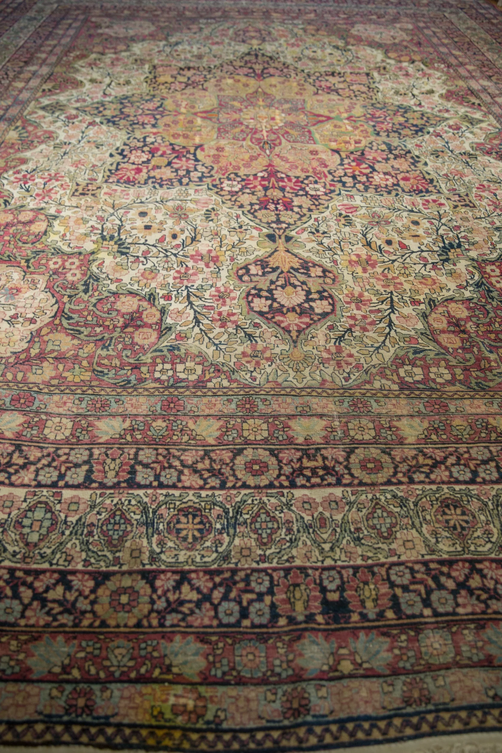 11x15 Antique Kermanshah Carpet - Image 5