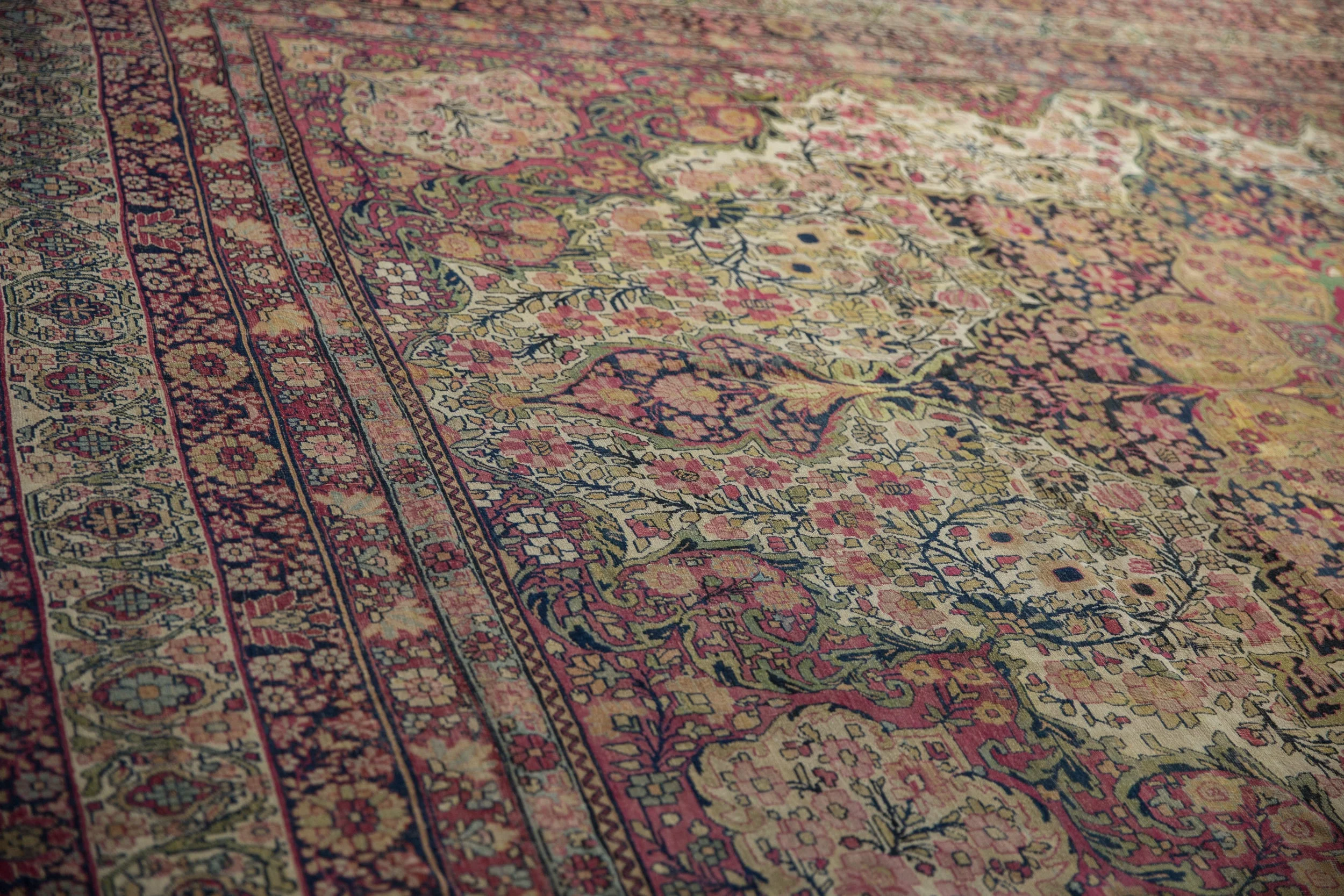 11x15 Antique Kermanshah Carpet - Image 7