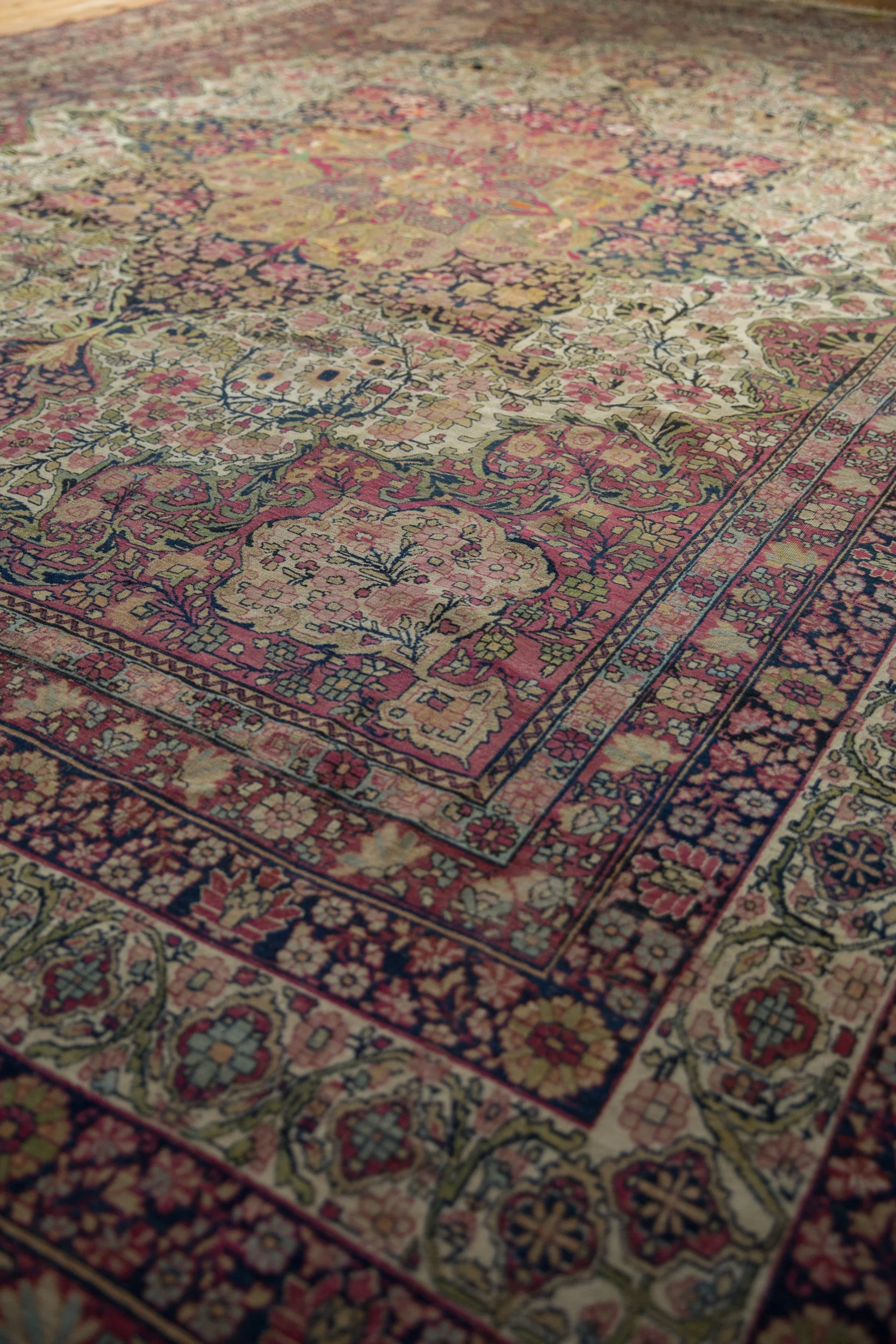 11x15 Antique Kermanshah Carpet - Image 8